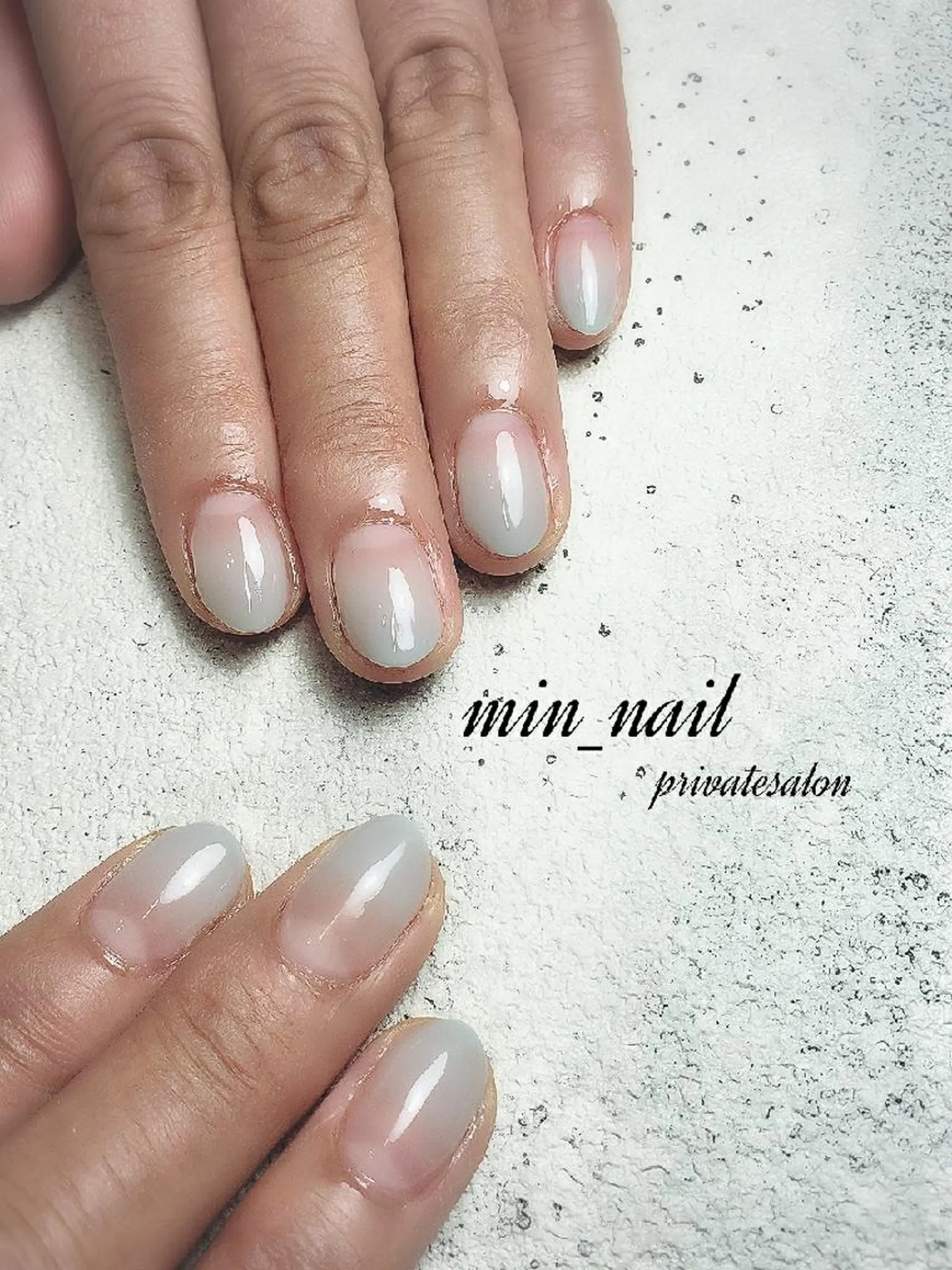 ネイル グラデーション ハンドネイル プライベートサロン lienのネイルデザイン