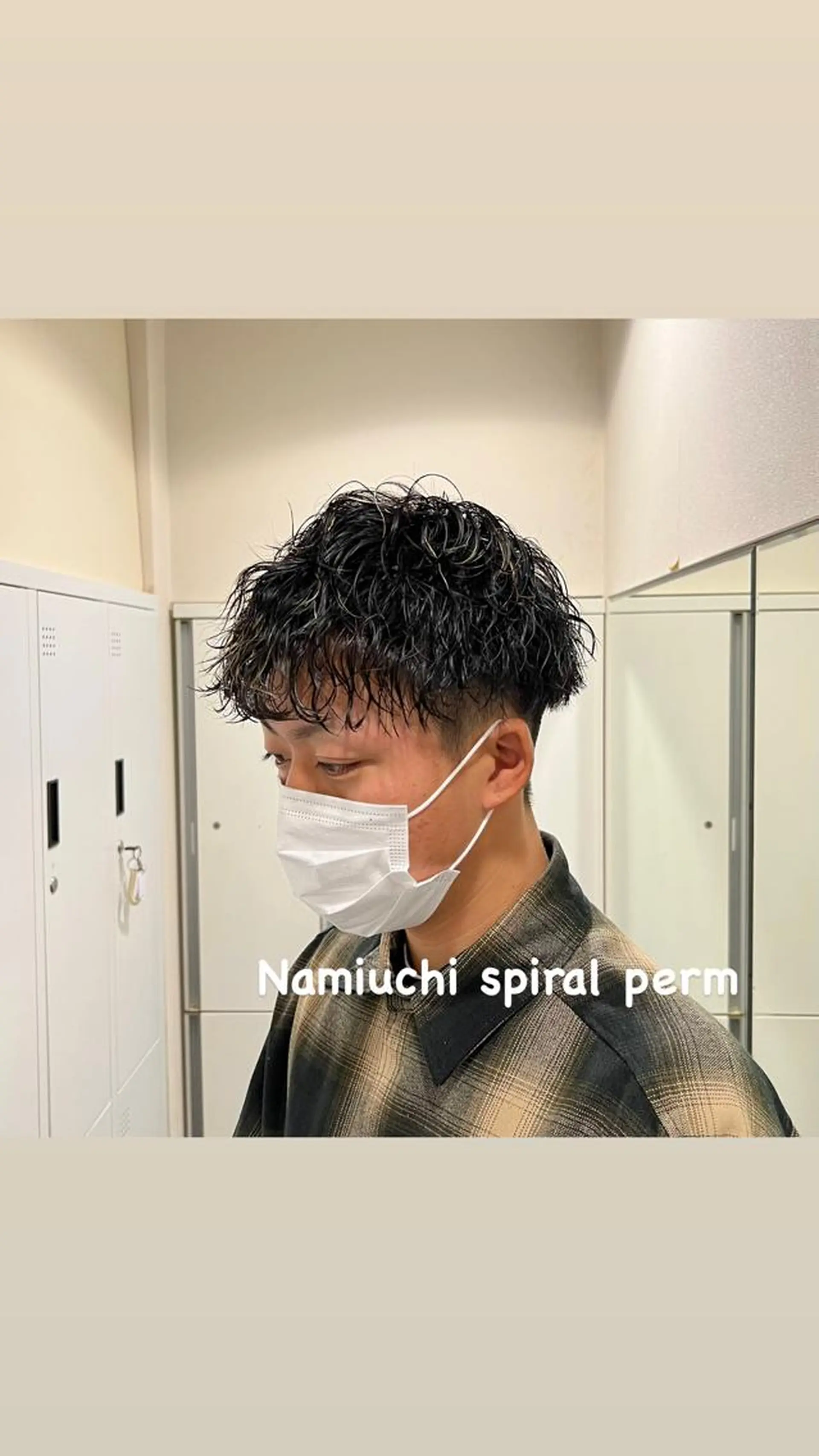 ショート パーマ メンズ メンズパーマ スパイラルパーマ 茅ヶ崎パーマ特化/ スパイラル/ハルキのヘアスタイル