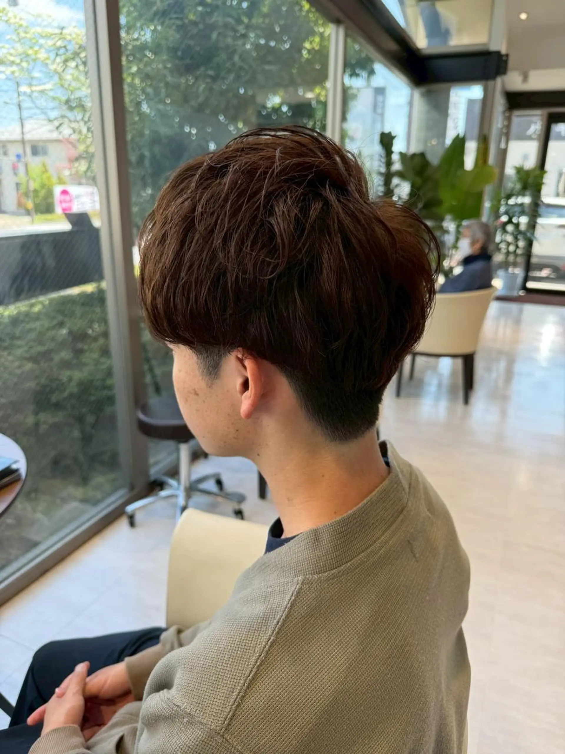 メンズ ショート フェードカット メンズ韓国風 韓国マッシュ マッシュ メンズパーマ メンズ特化🏆 田中滉のヘアスタイル