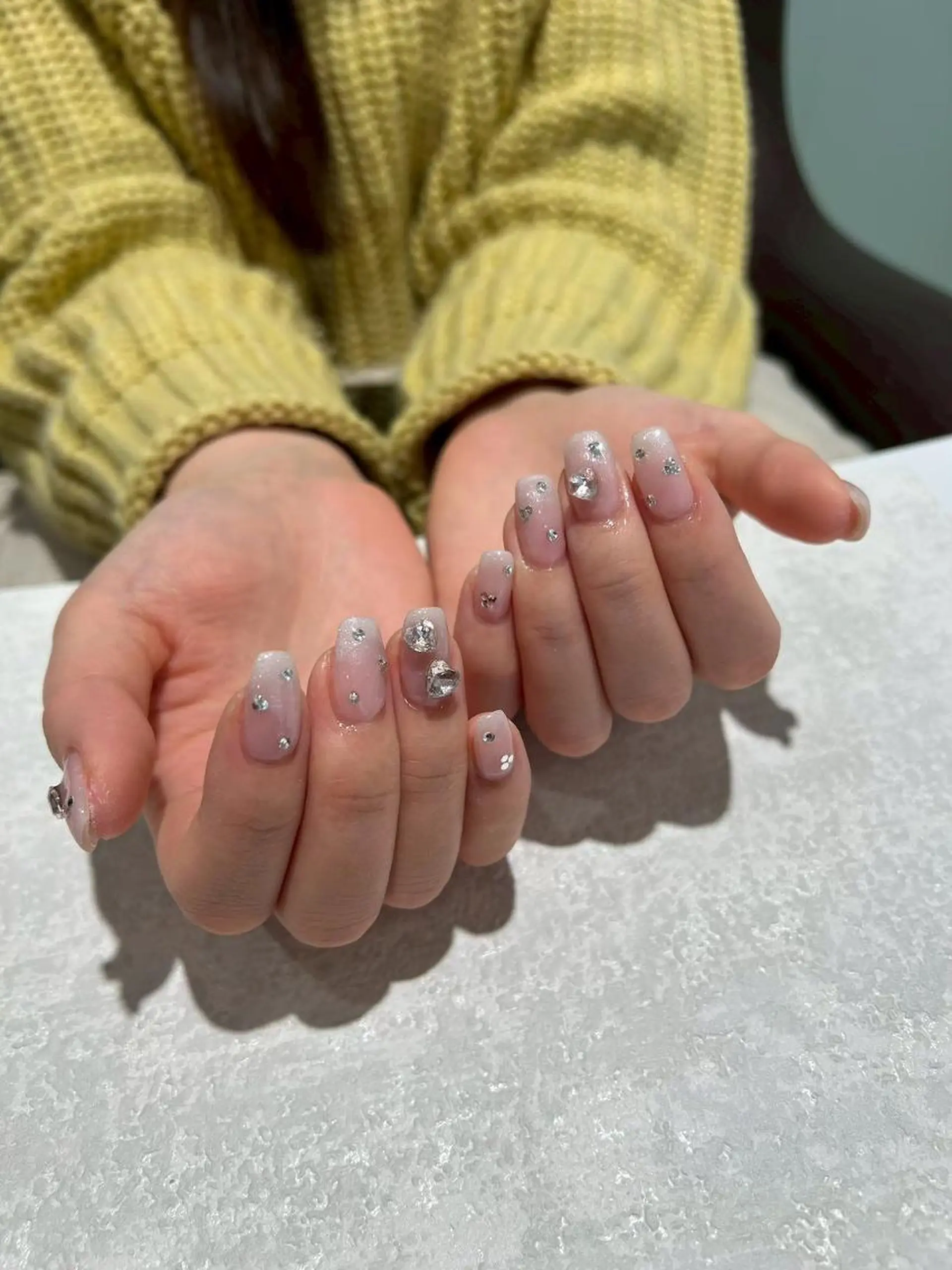 ネイル 桜ネイル ピンク 春ネイル ハンドネイル シンプルネイル KAYAのネイルデザイン