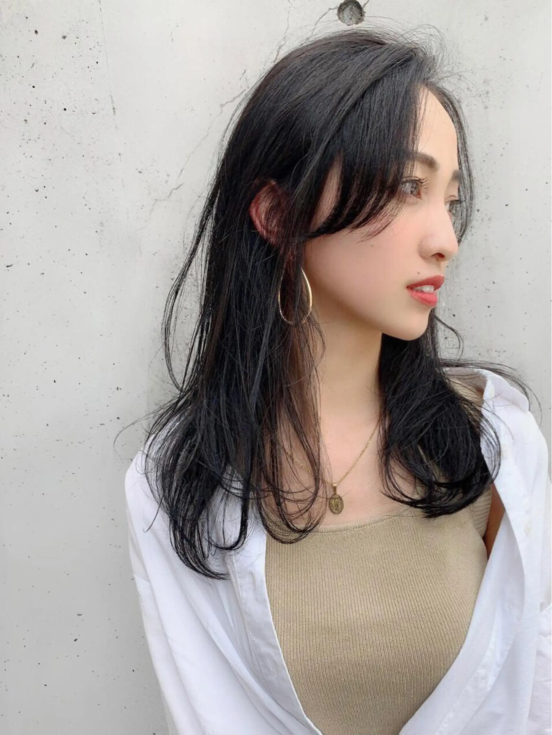 ロング メンズ特化 刈り上げない/金井のヘアスタイル