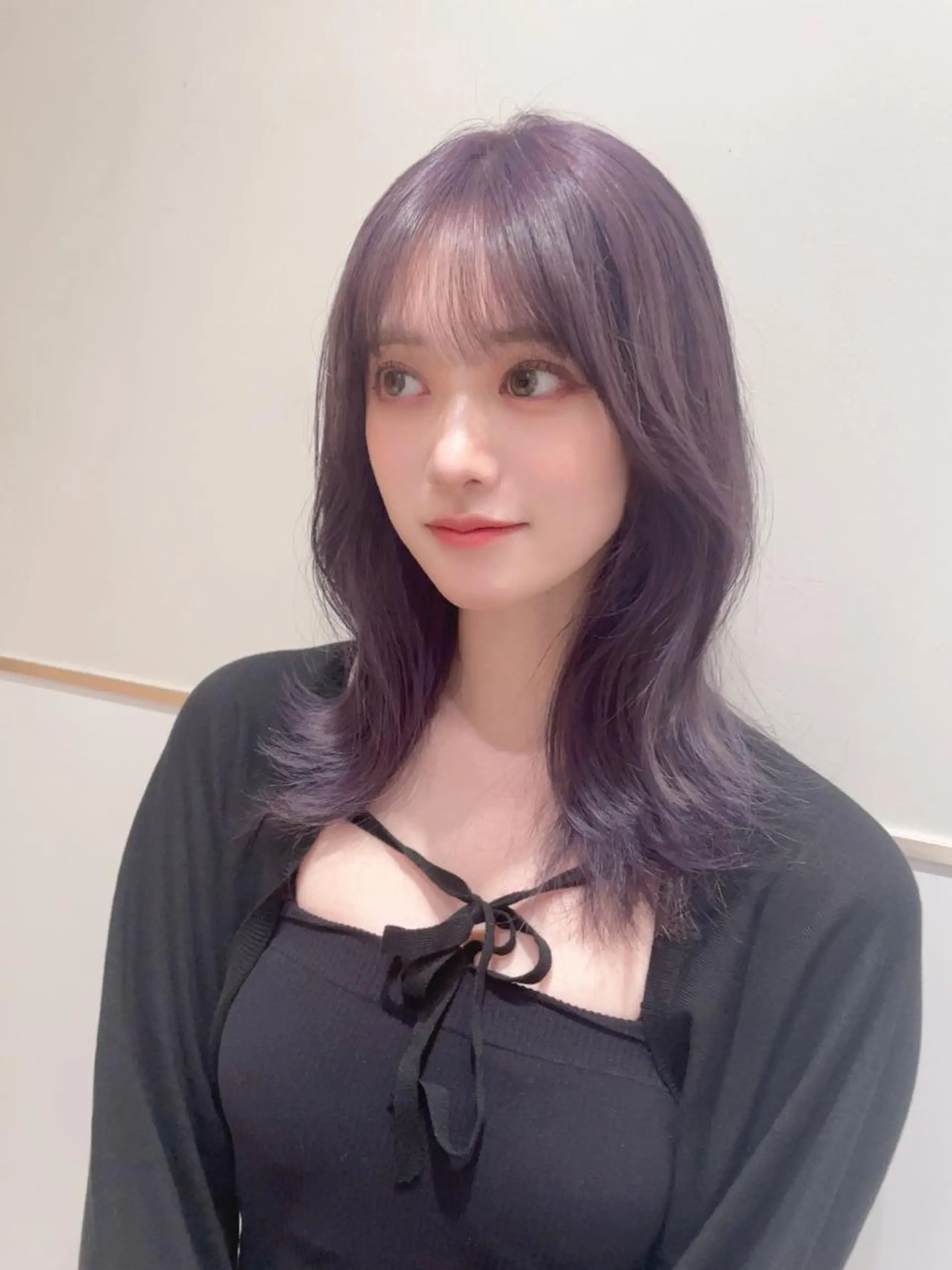 セミロング カラー Toiro所属・🤎小顔レイヤー /ベージュ🤎友香のヘアスタイル