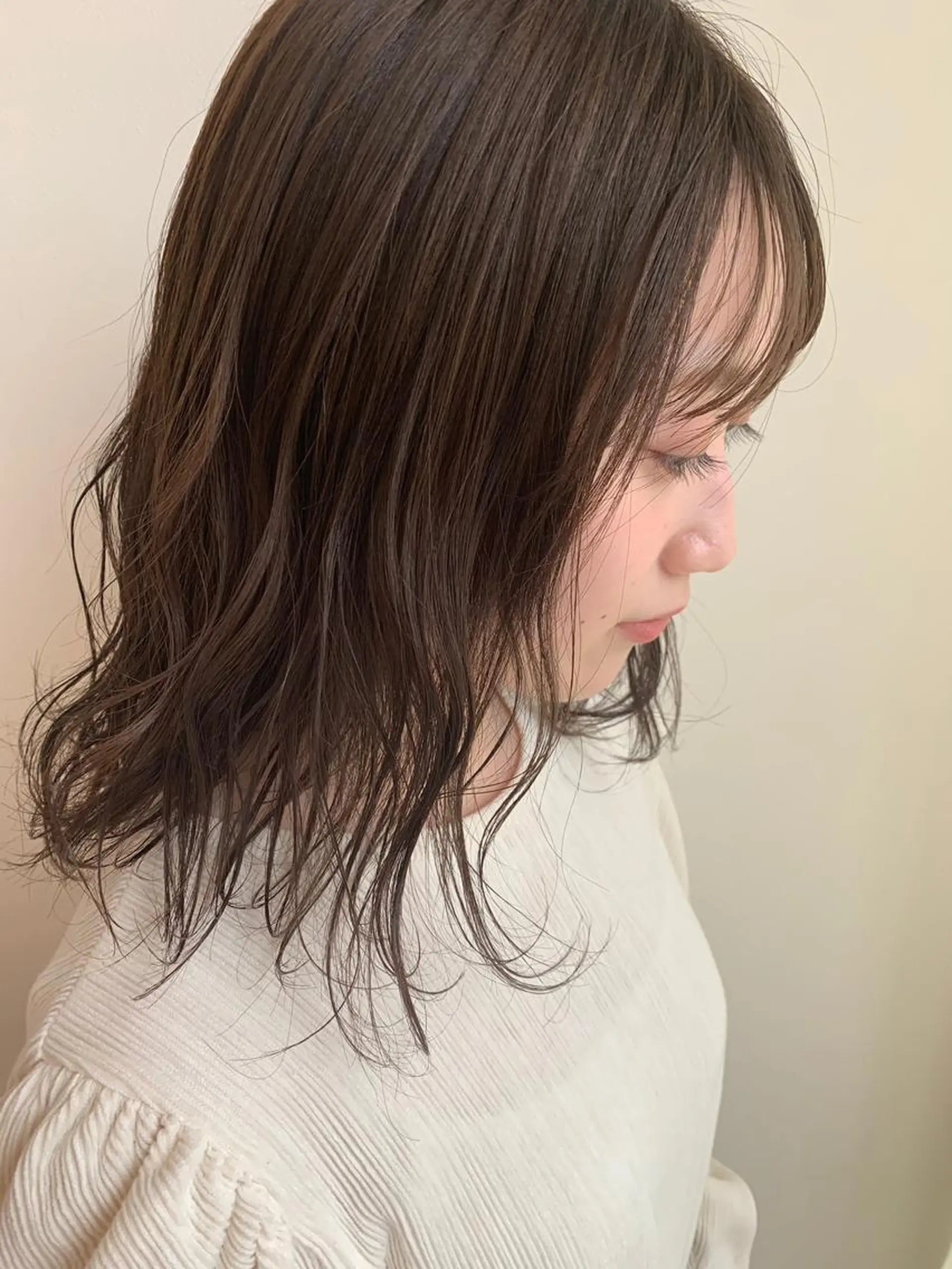 ミディアム ANY／SUE 千葉パーマのヘアスタイル