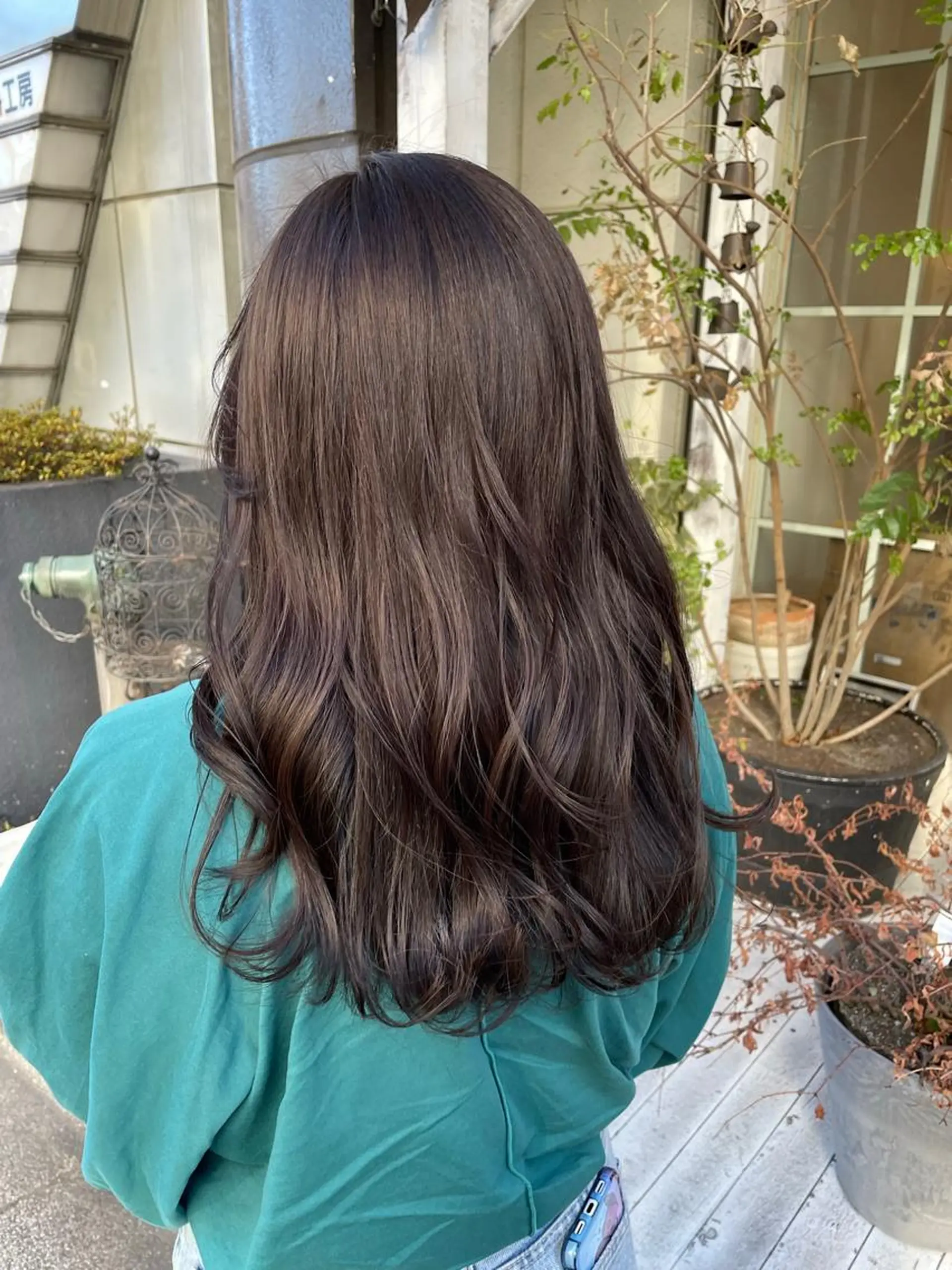 ロング カラー カット ヘアカラー トリートメント 【完全個室】髪質改善 暖色カラー/山崎唯奈のヘアスタイル