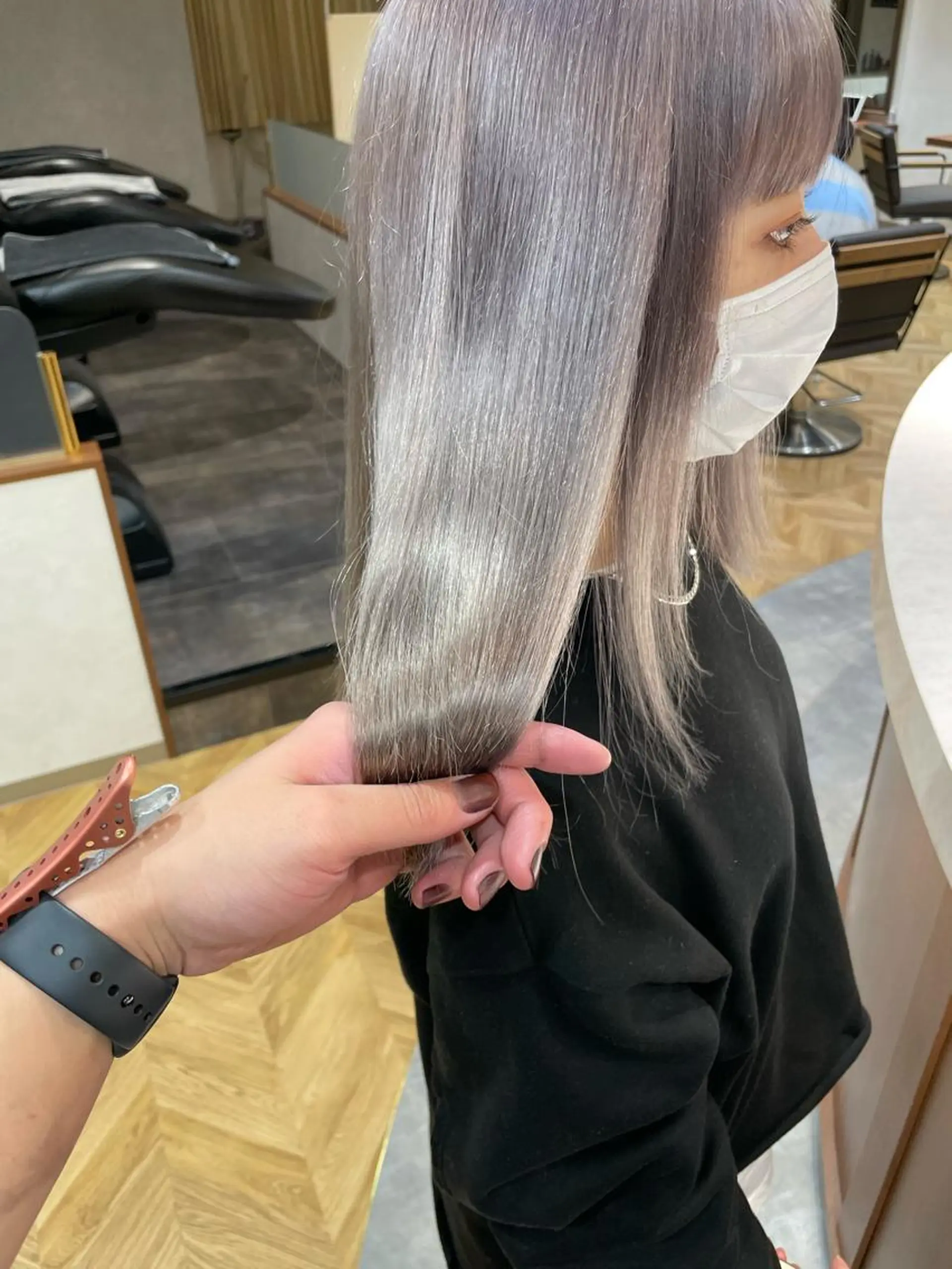 セミロング VEGA天神 ブリーチのヘアスタイル