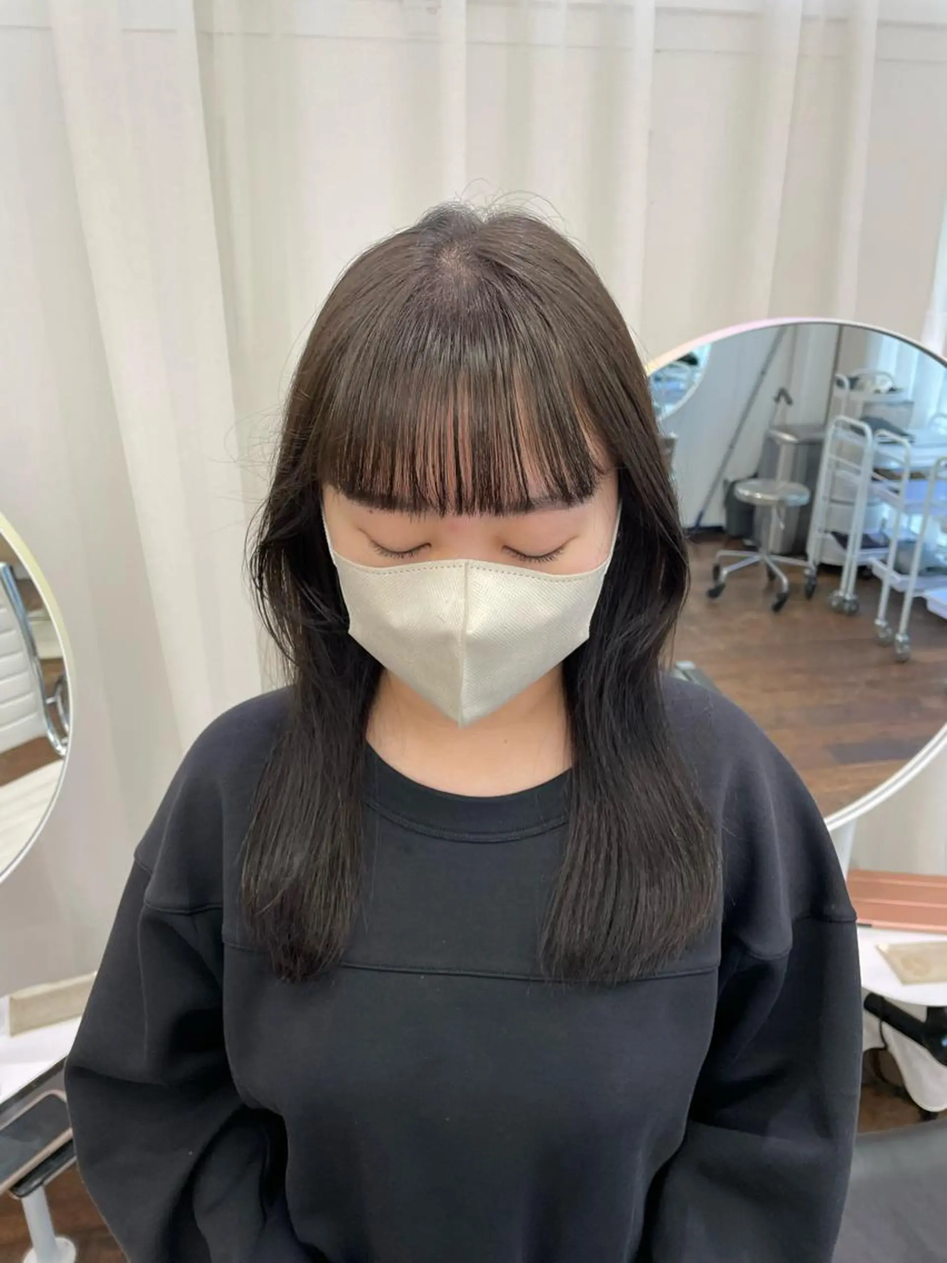 セミロング カラー カット ヘアカラー トリートメント レイヤーカット🎀 kanaのヘアスタイル