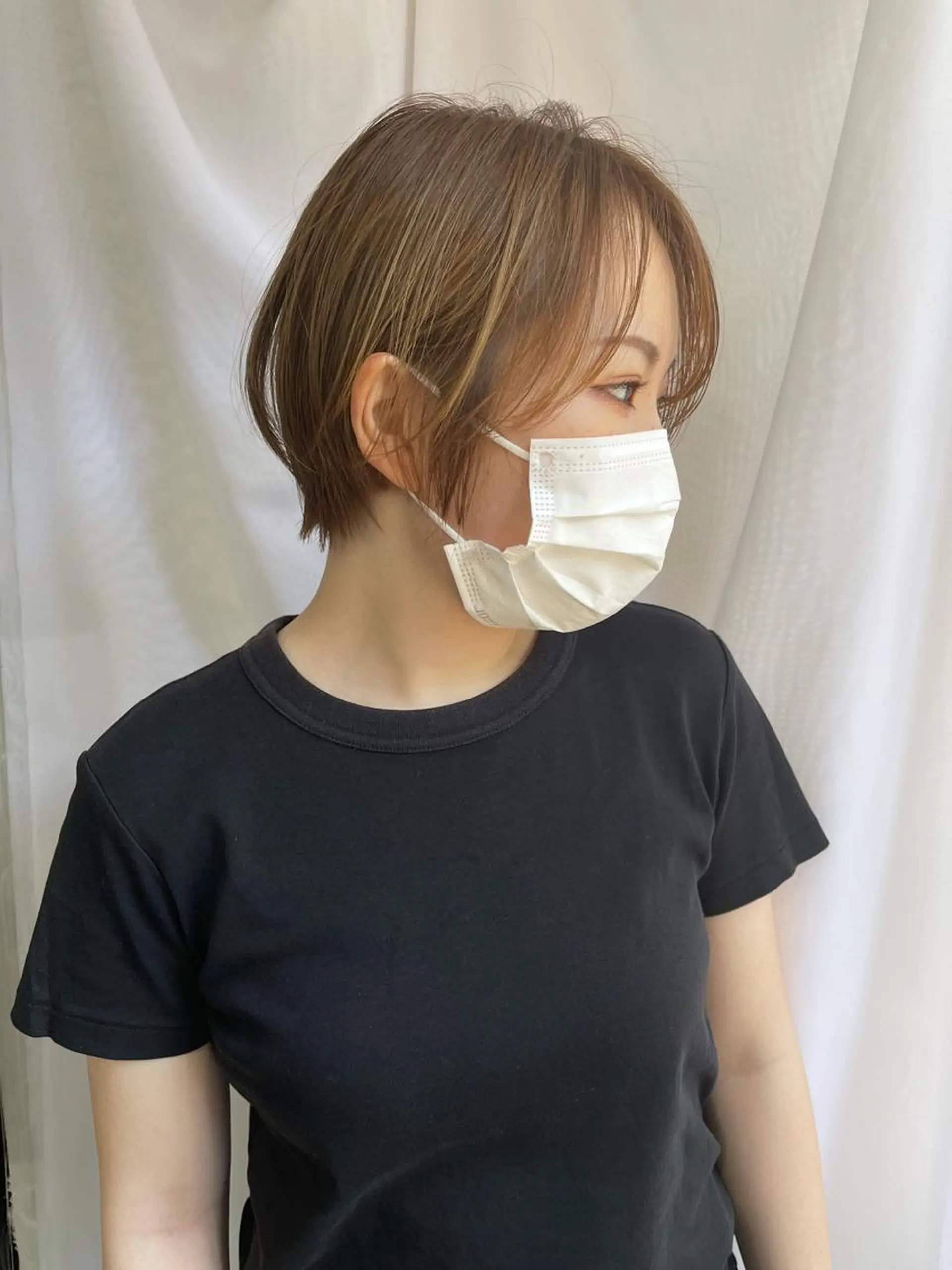 ショート ヘアカラー 早瀬裕之 パーマのヘアスタイル