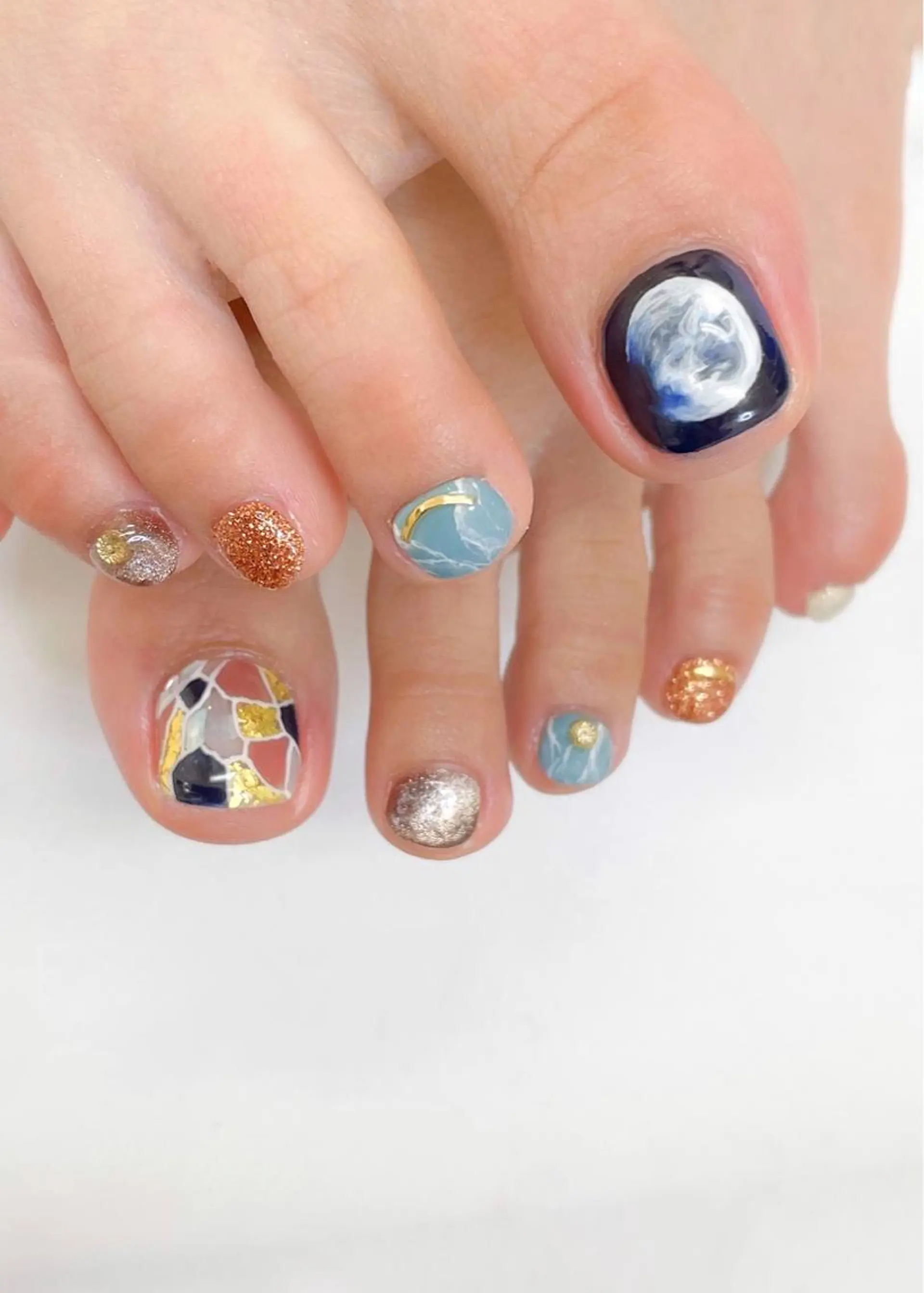 ネイル フットネイル Hisaka Mikiのネイルデザイン