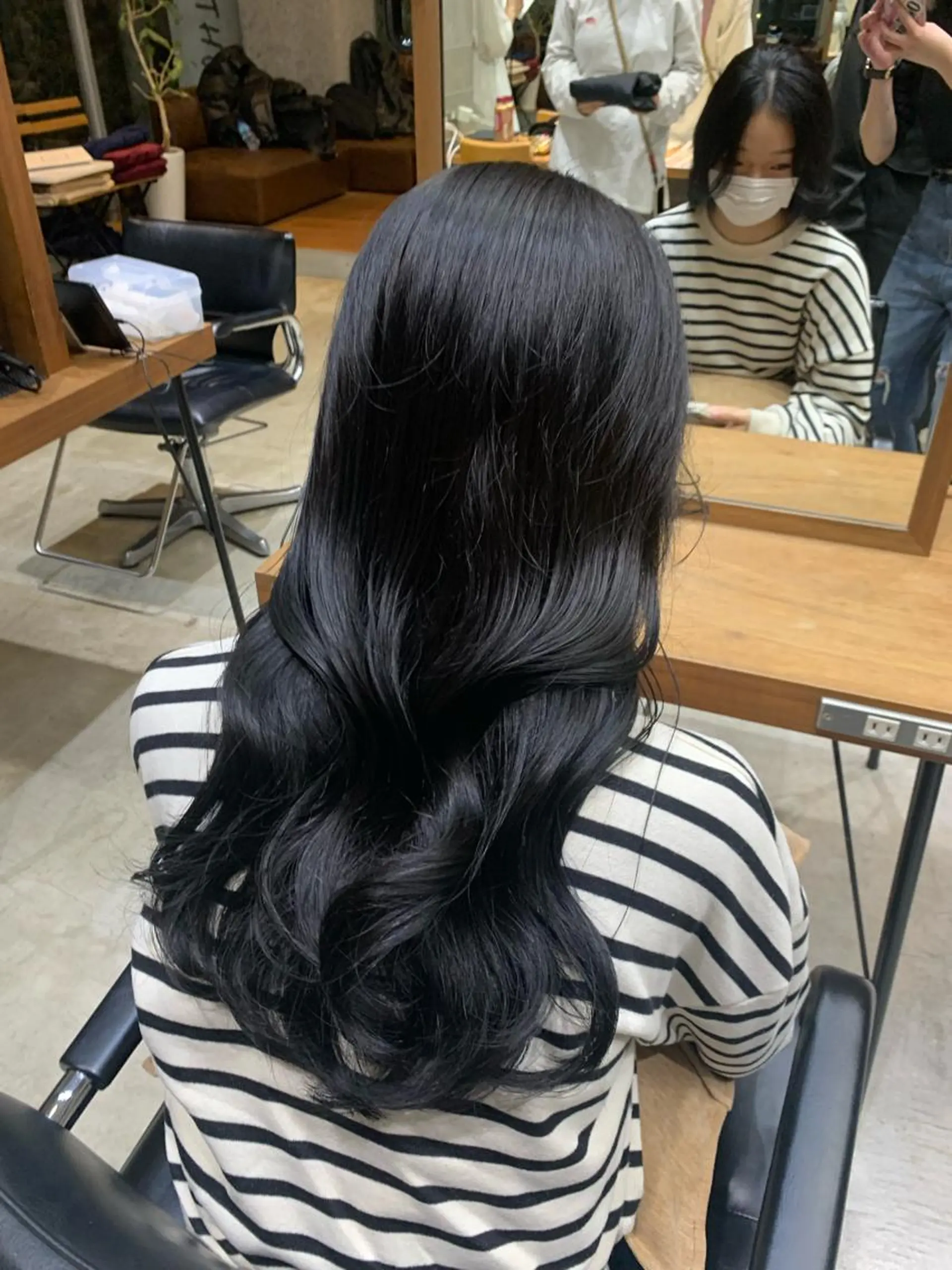 ロング カラー ヘアカラー トリートメント 🌷ラベンダーピンク 顔まわり🌷ねいろのヘアスタイル