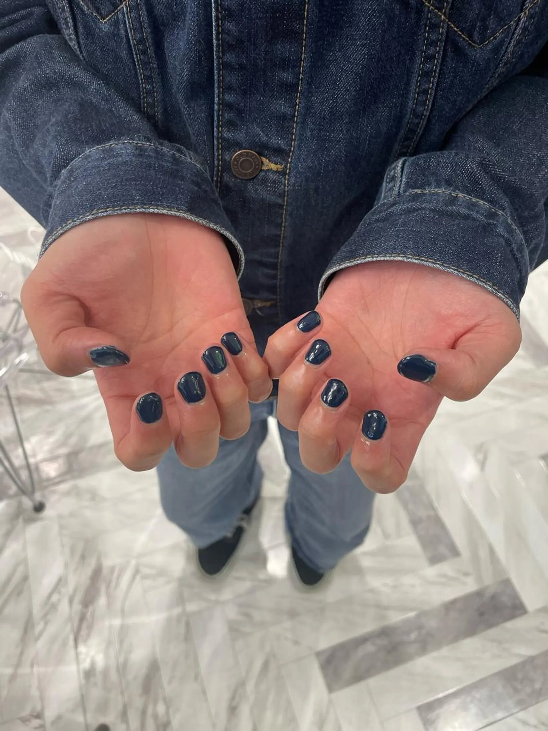 ネイル ネイビー 🧁はるひ/ ZEST Ivy🎀のヘアスタイル