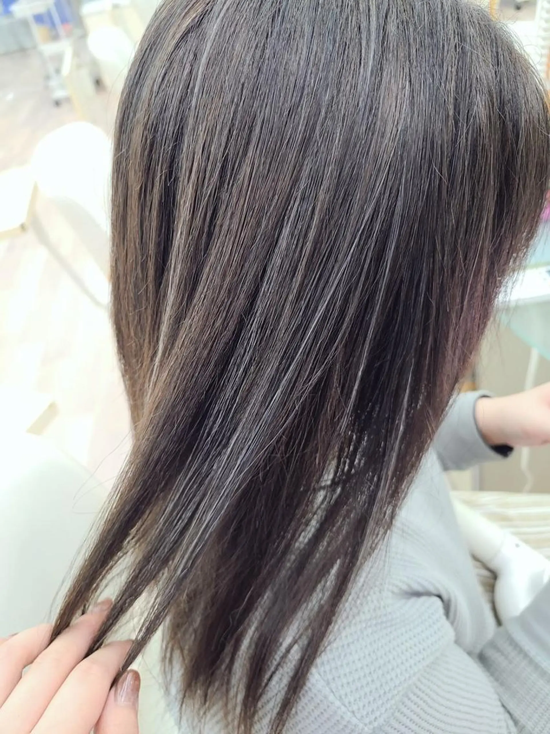 ロング カラー ハイライトカラー ハイライト 関口 友菜のヘアスタイル