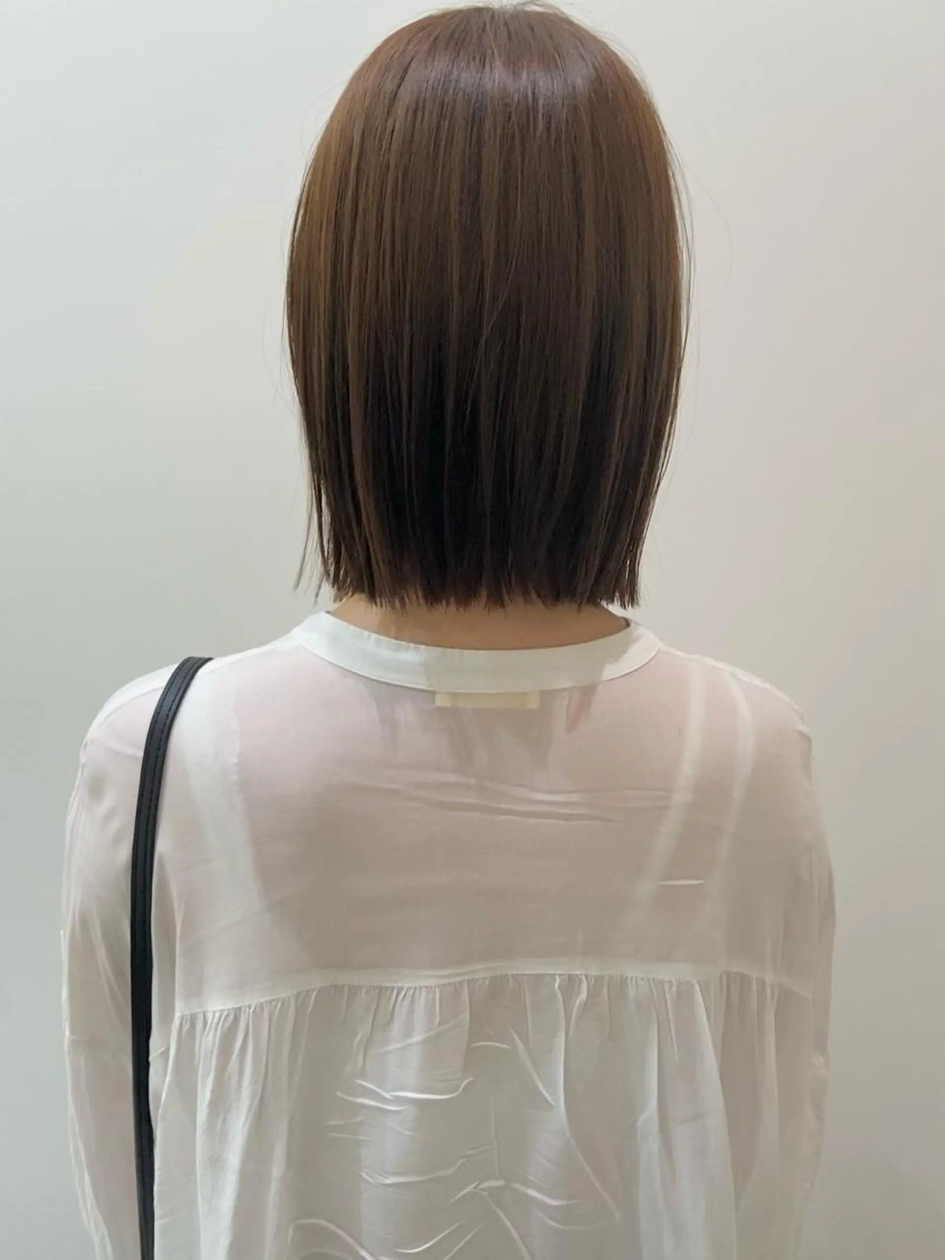 ミディアム カラー 田中 あやなのヘアスタイル