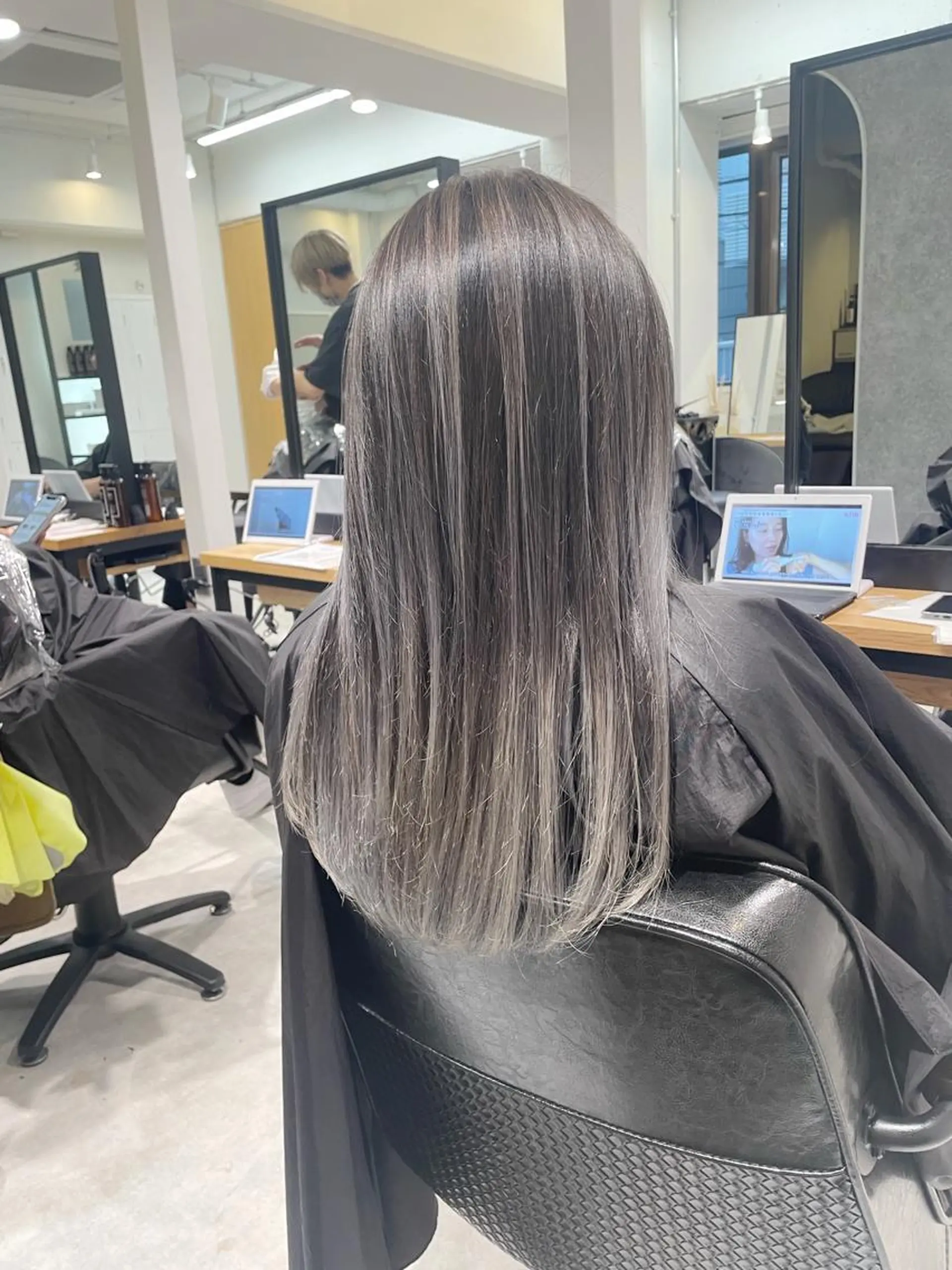 セミロング カラー 田中大星 /ボブ 縮毛矯正のヘアスタイル