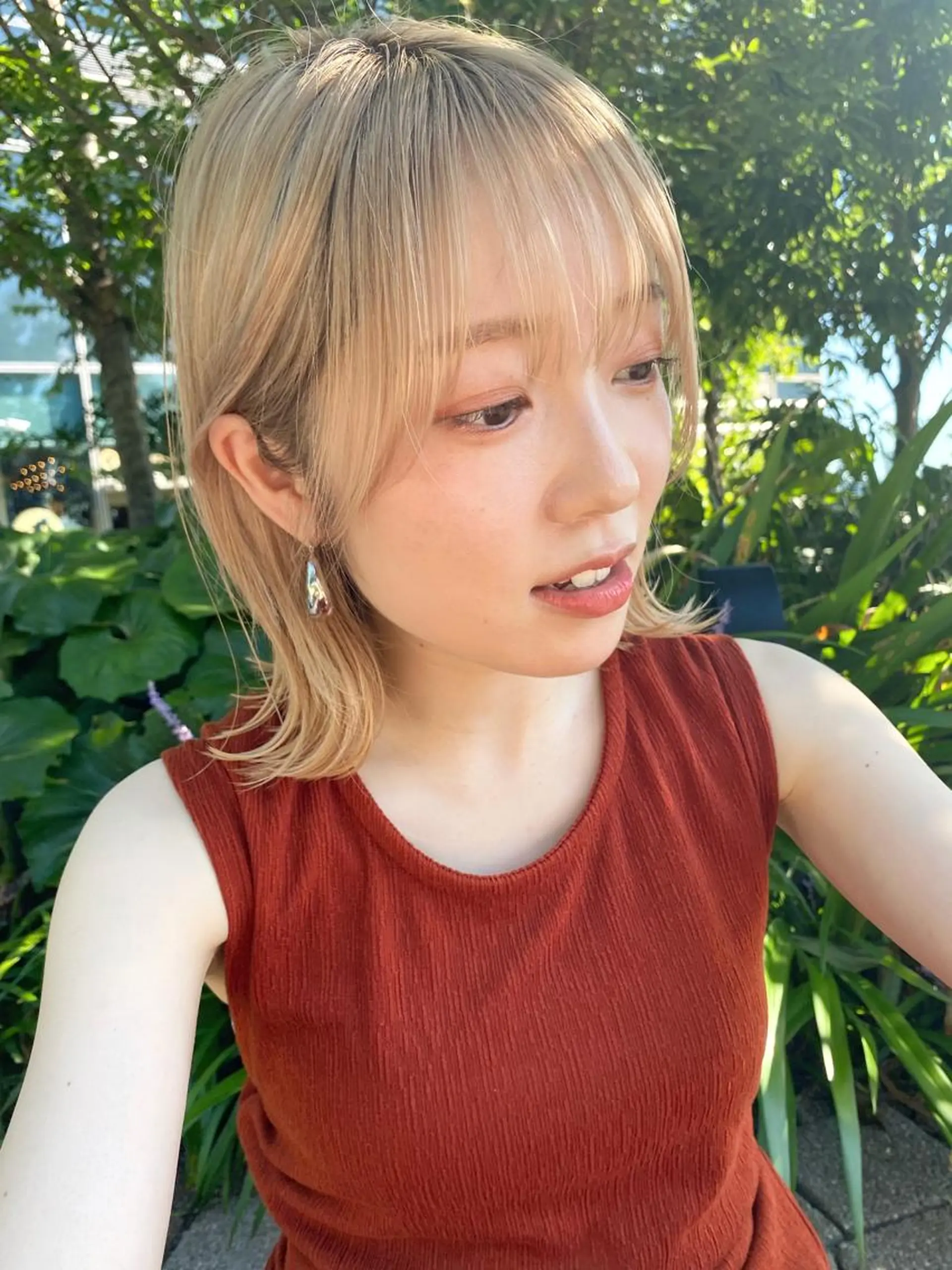 ミディアム カラー ボブ 外ハネヘア カット ヘアカラー トリートメント GO TODAY SHAiRE SALON Arc店所属・🉐メンズヘア特化 men's/ケンイチのヘアスタイル