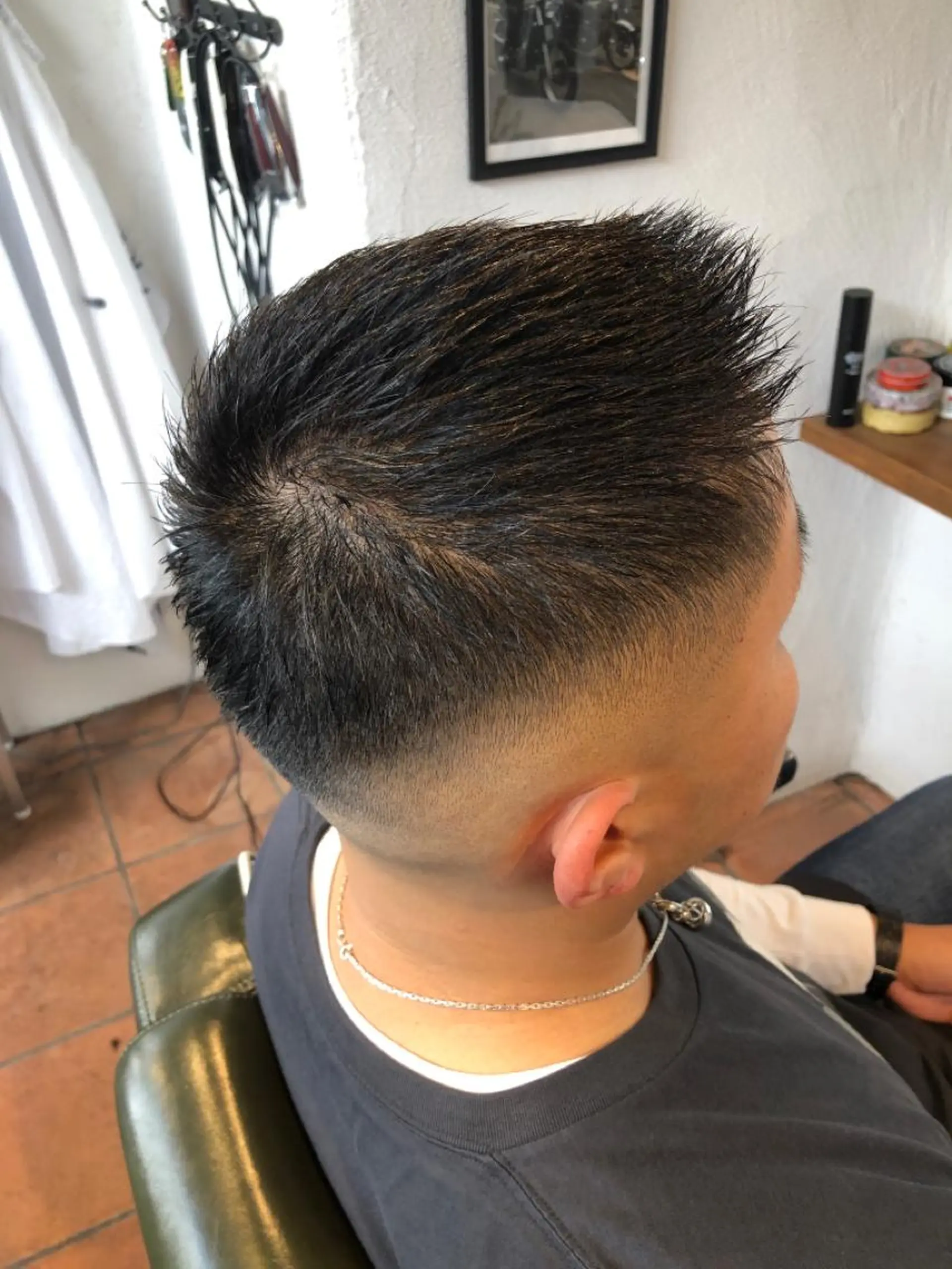 ショート メンズ カット 冨士川 英樹のヘアスタイル
