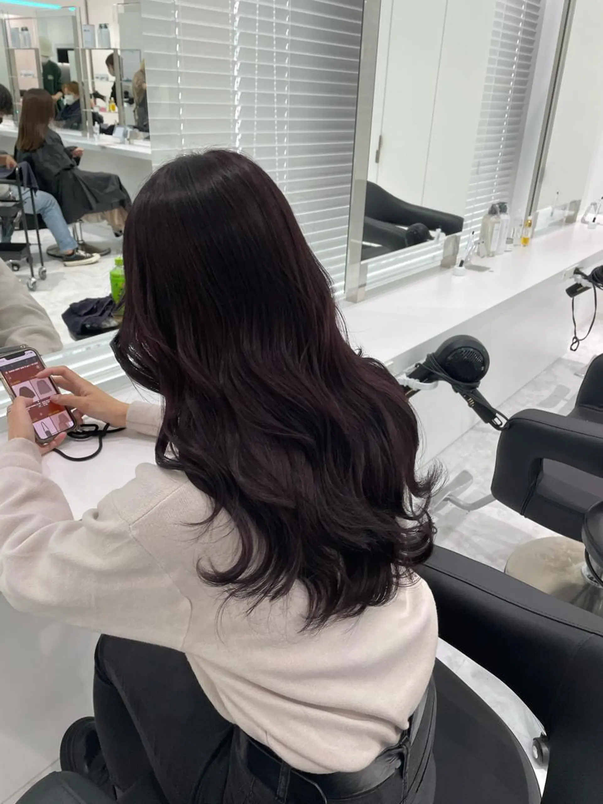 ロング ヘアカラー トリートメント 髪質改善/美髪矯正 艶髪/Takutoのヘアスタイル