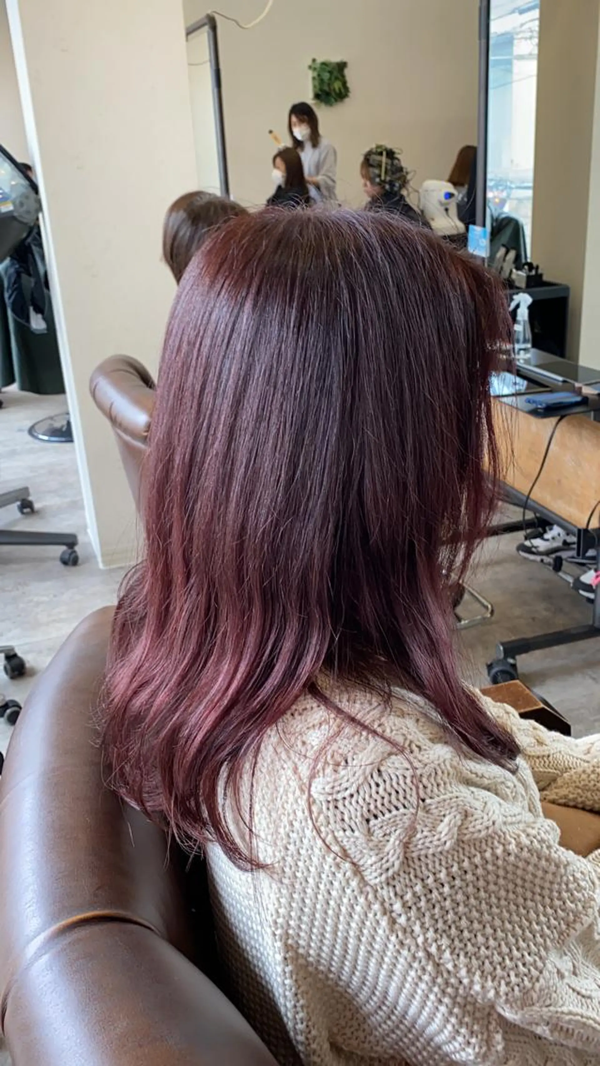 ロング カラー 🟢NEGi🟣 🫧髪質改善のヘアスタイル