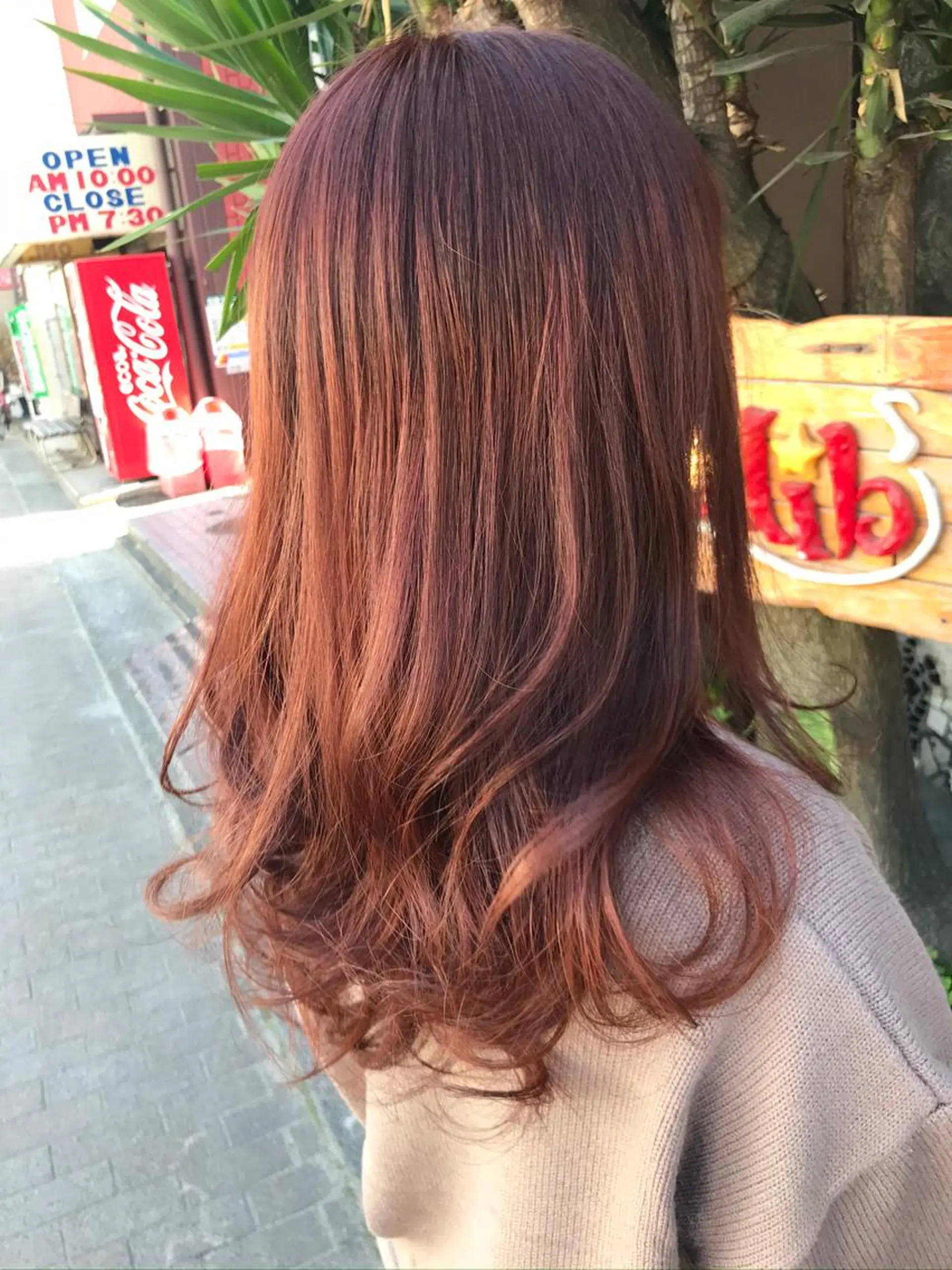 ロング ヘアカラー トリートメント 玉木 育実のヘアスタイル