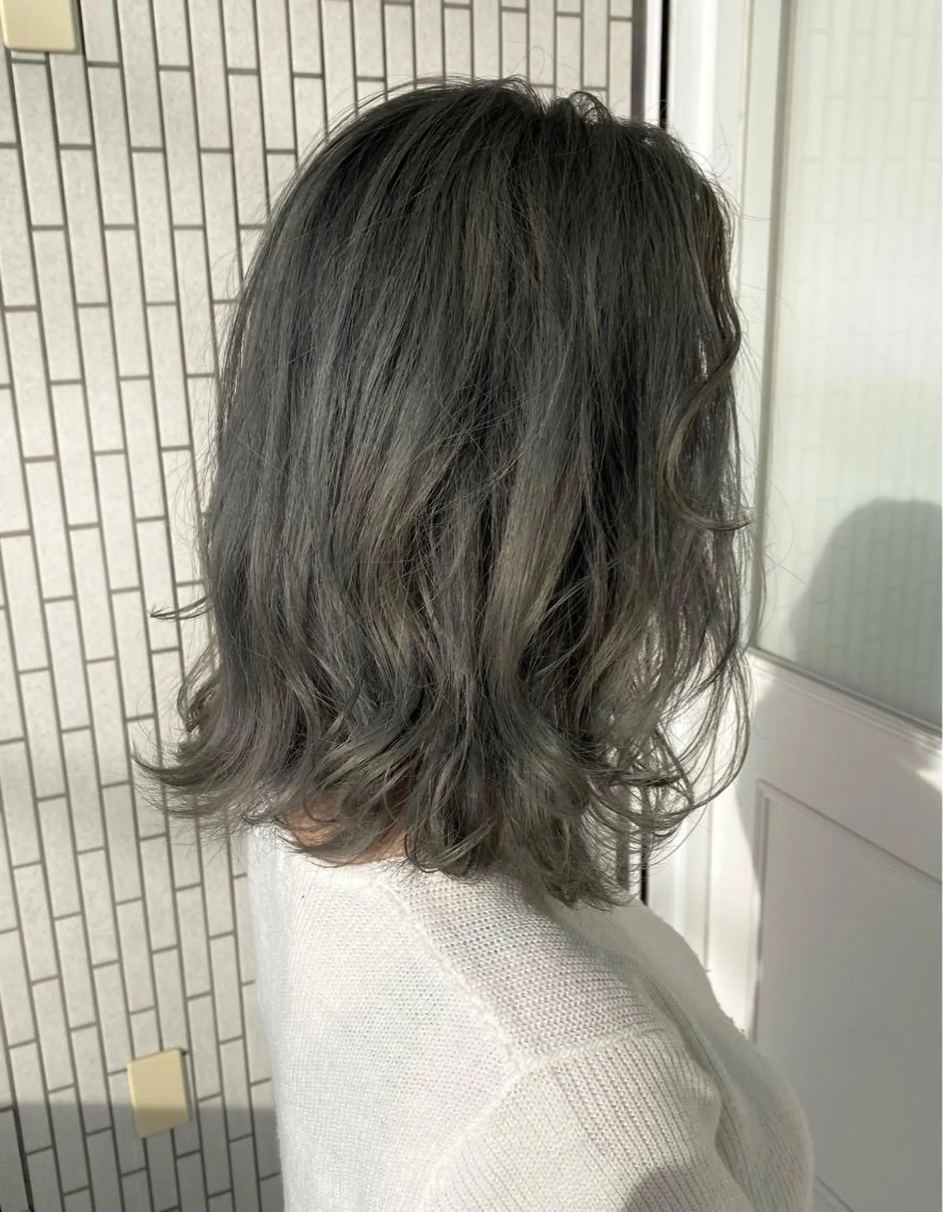 ミディアム 杉田 健太のヘアスタイル