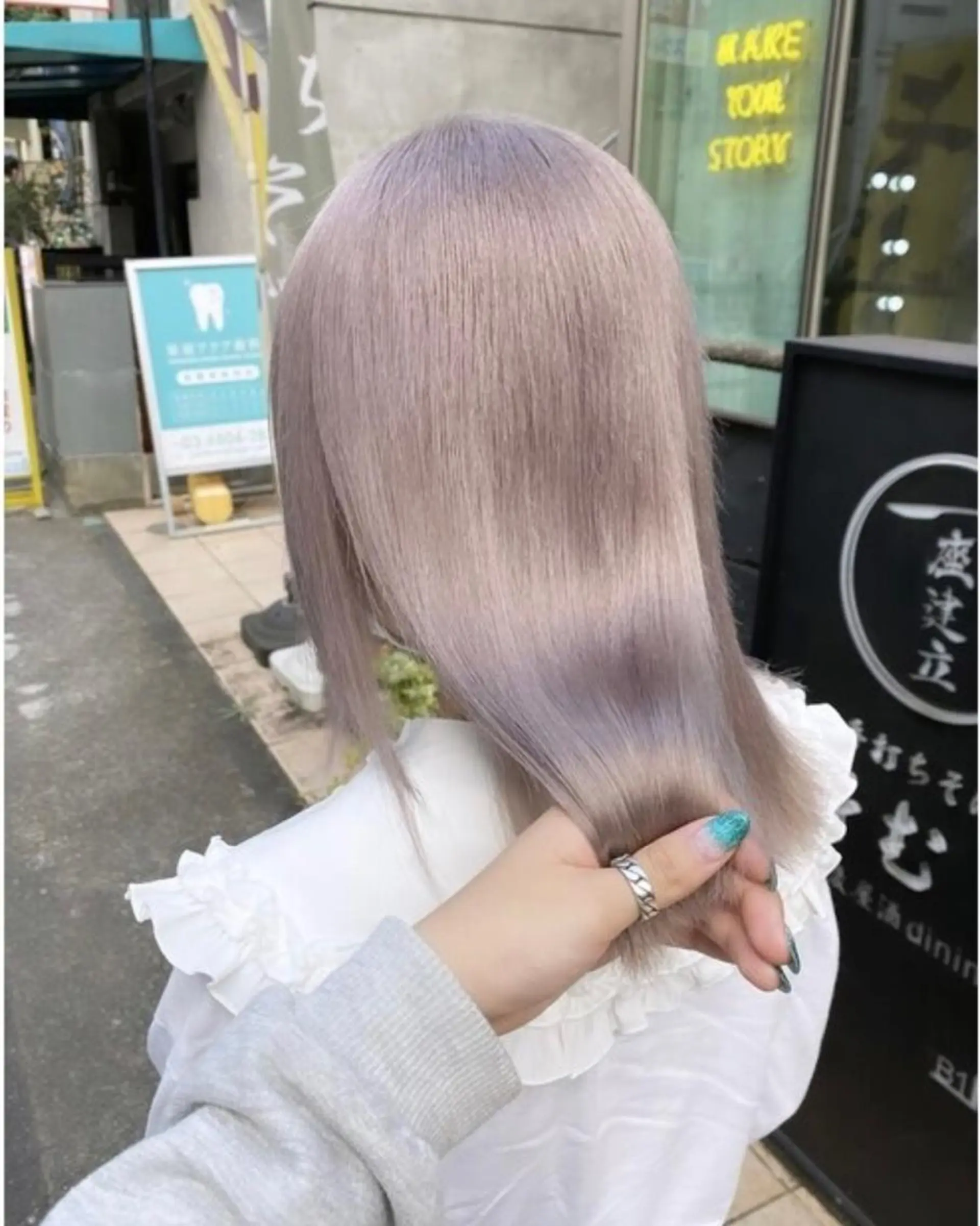 ミディアム カラー パーマ ヘアアレンジ キッズ ネイル マツエク・マツパ カット ヘアカラー トリートメント ヘッドスパ ヘアセット メンズ特化モテヘア 🌙Nanakaのヘアスタイル