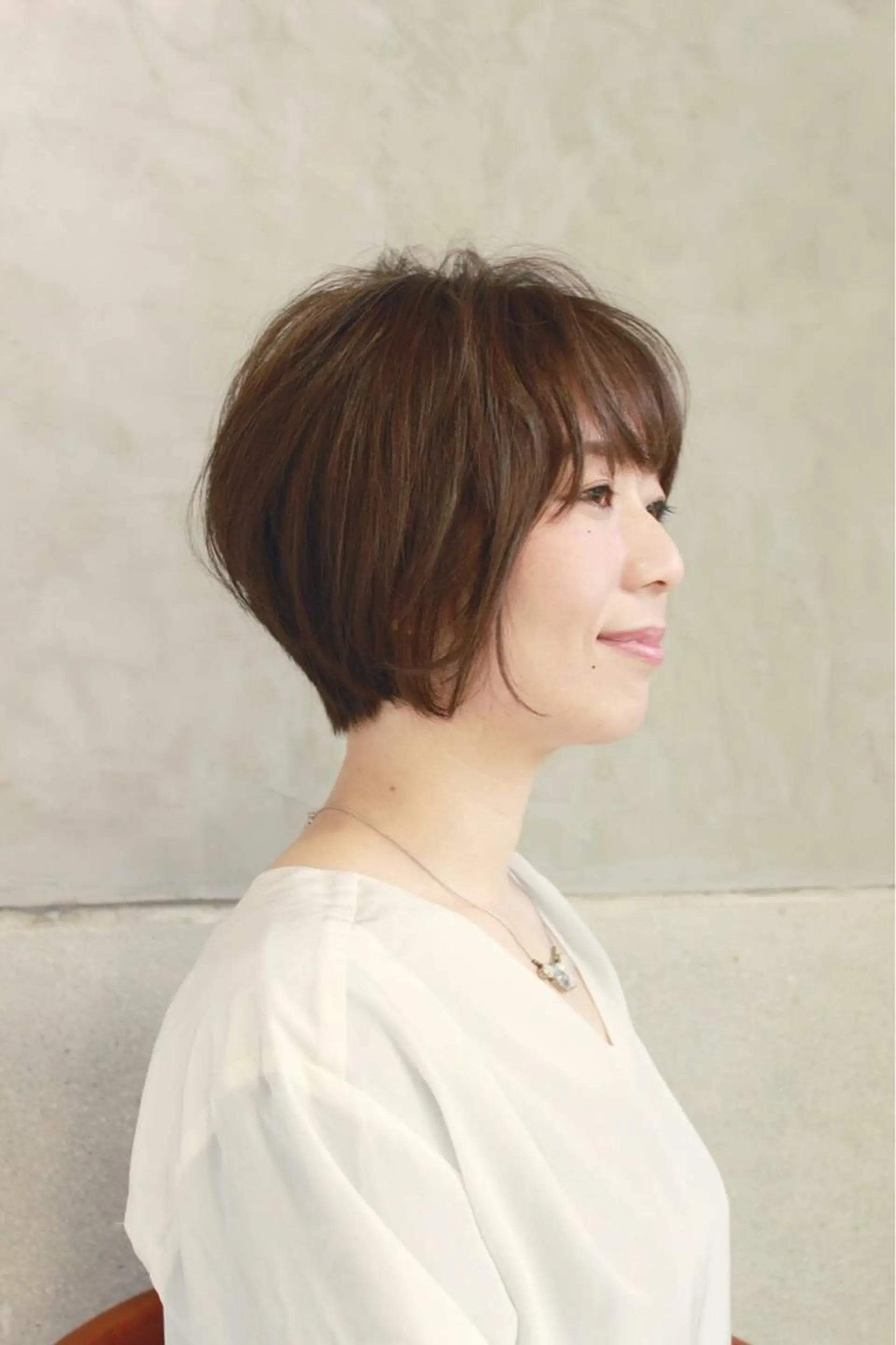 ショート カラー カット 落合 優樹のヘアスタイル