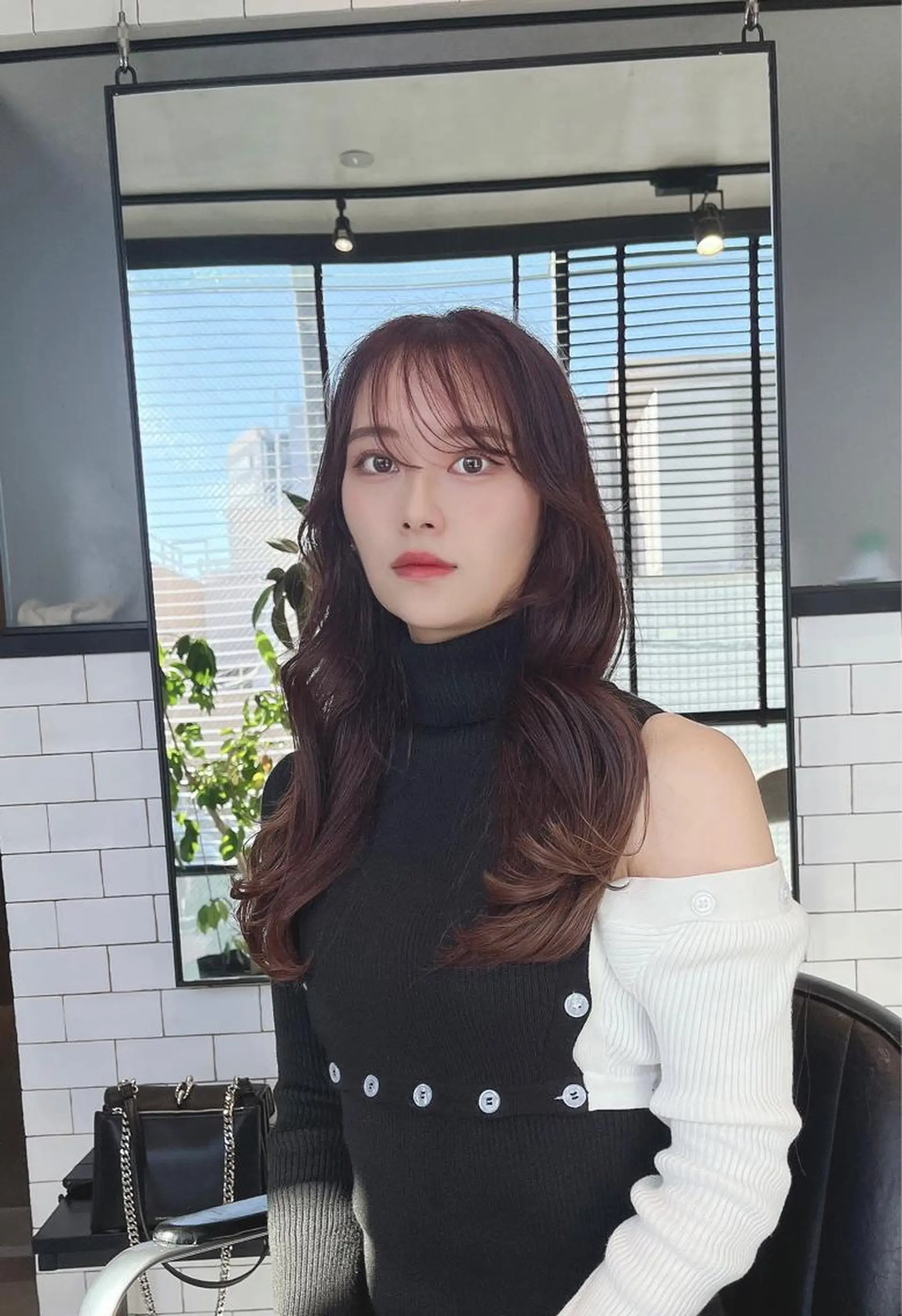 セミロング カット ヘアカラー トリートメント 🌫️大人韓国ヘア 🌫️naoyaのヘアスタイル