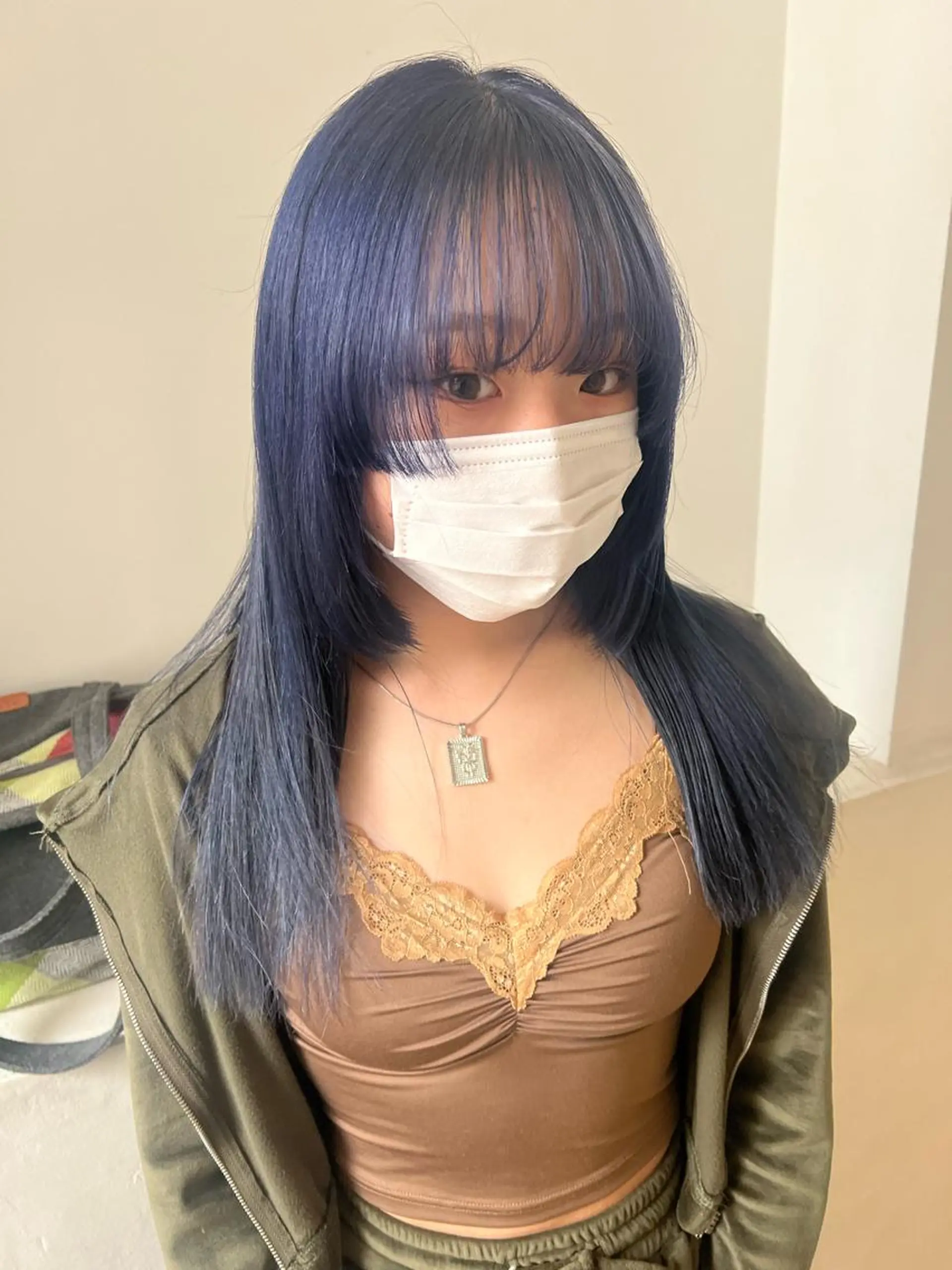 ロング カラー ハイトーンカラー 顔周りカット/透明感 カラー✂️MEIのヘアスタイル