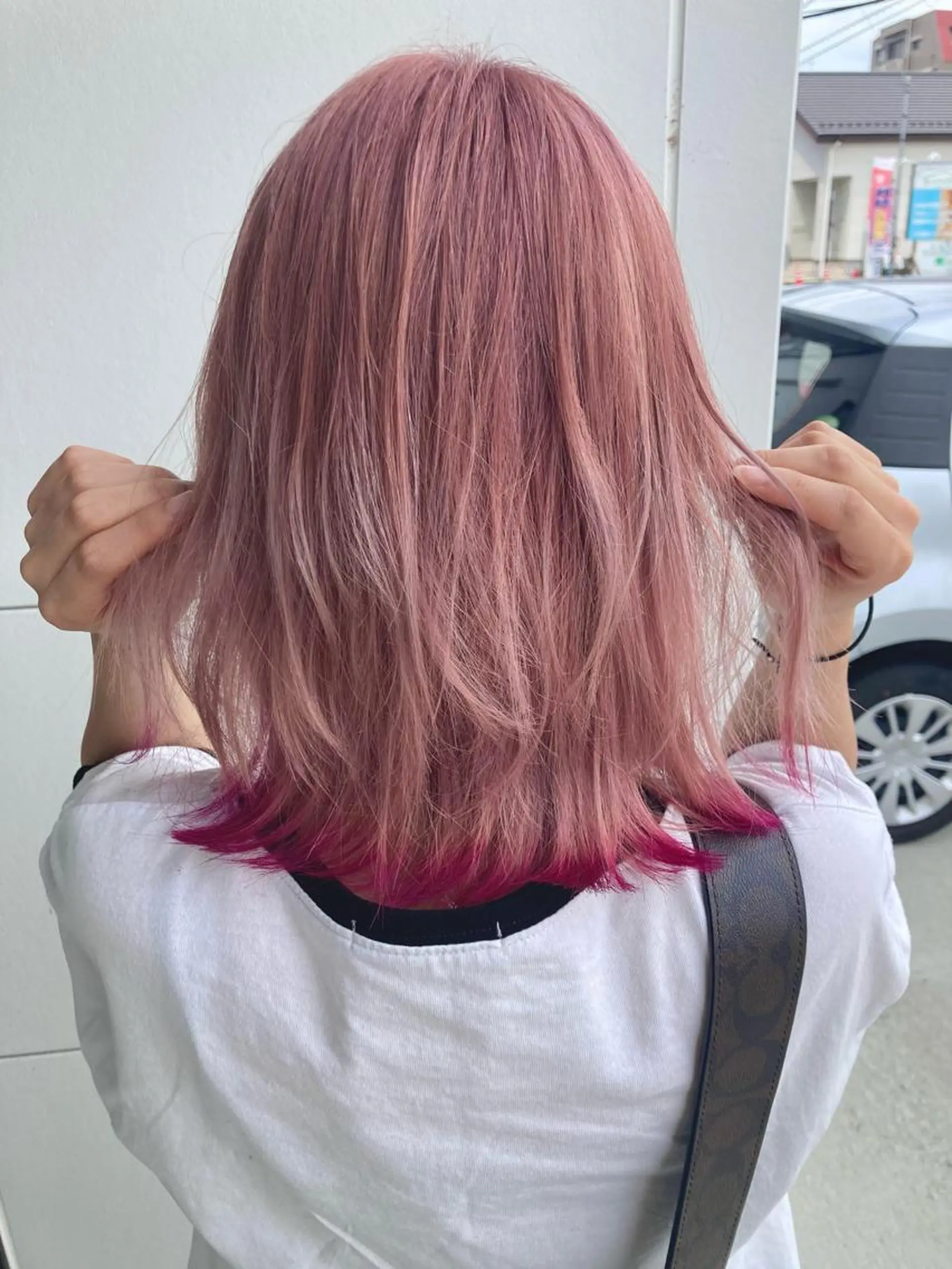 ミディアム タカツド ユウキのヘアスタイル