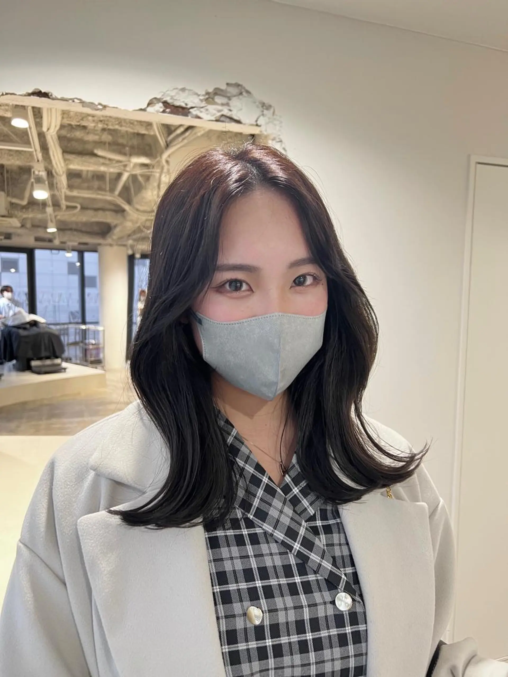 ミディアム カット ヘアカラー トリートメント 店長/レイヤーカット /大東悠生のヘアスタイル