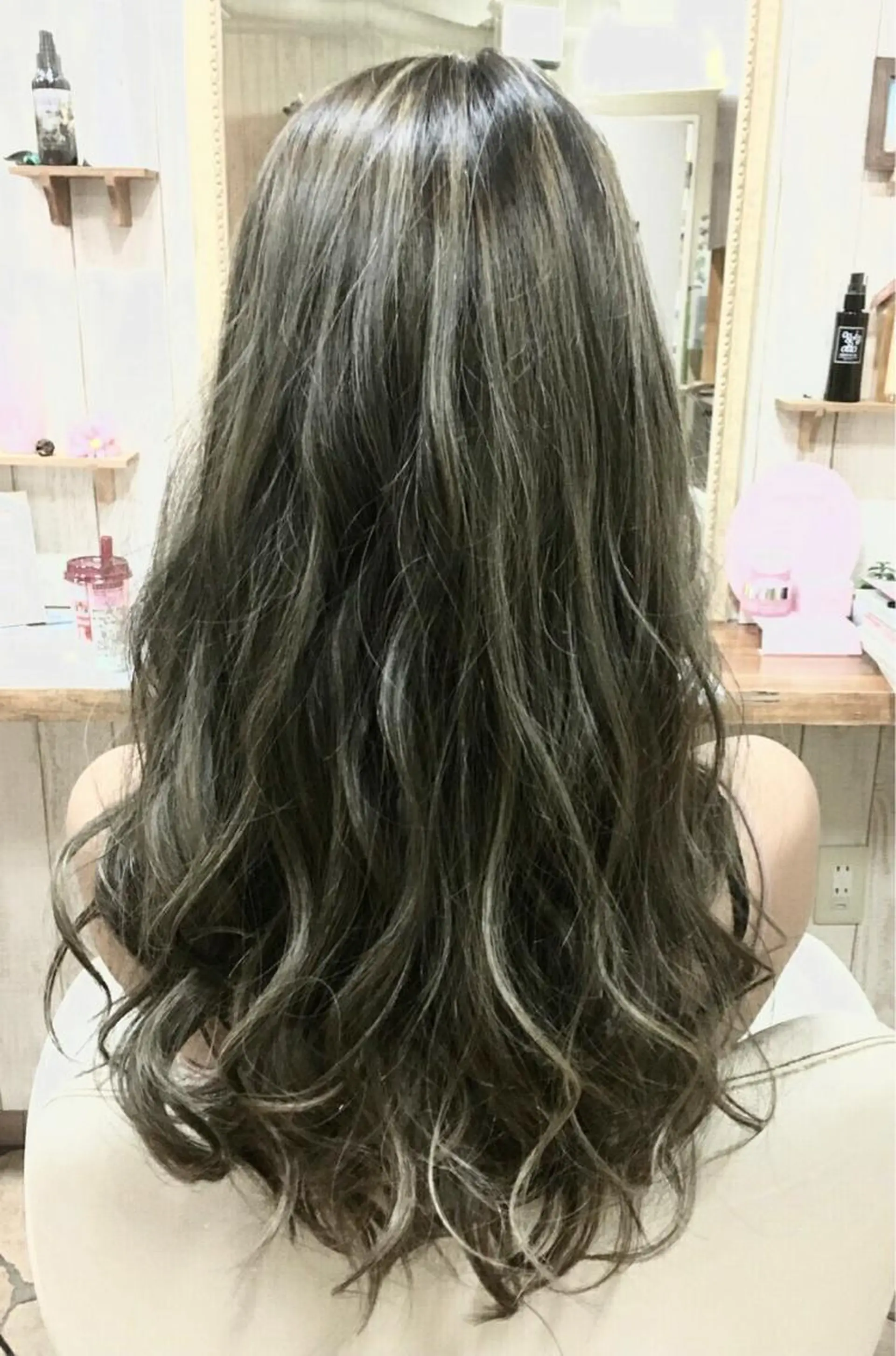 ロング カラー ヘアアレンジ アディクシーカラー カット ヘアカラー KR2S マネージャーのヘアスタイル