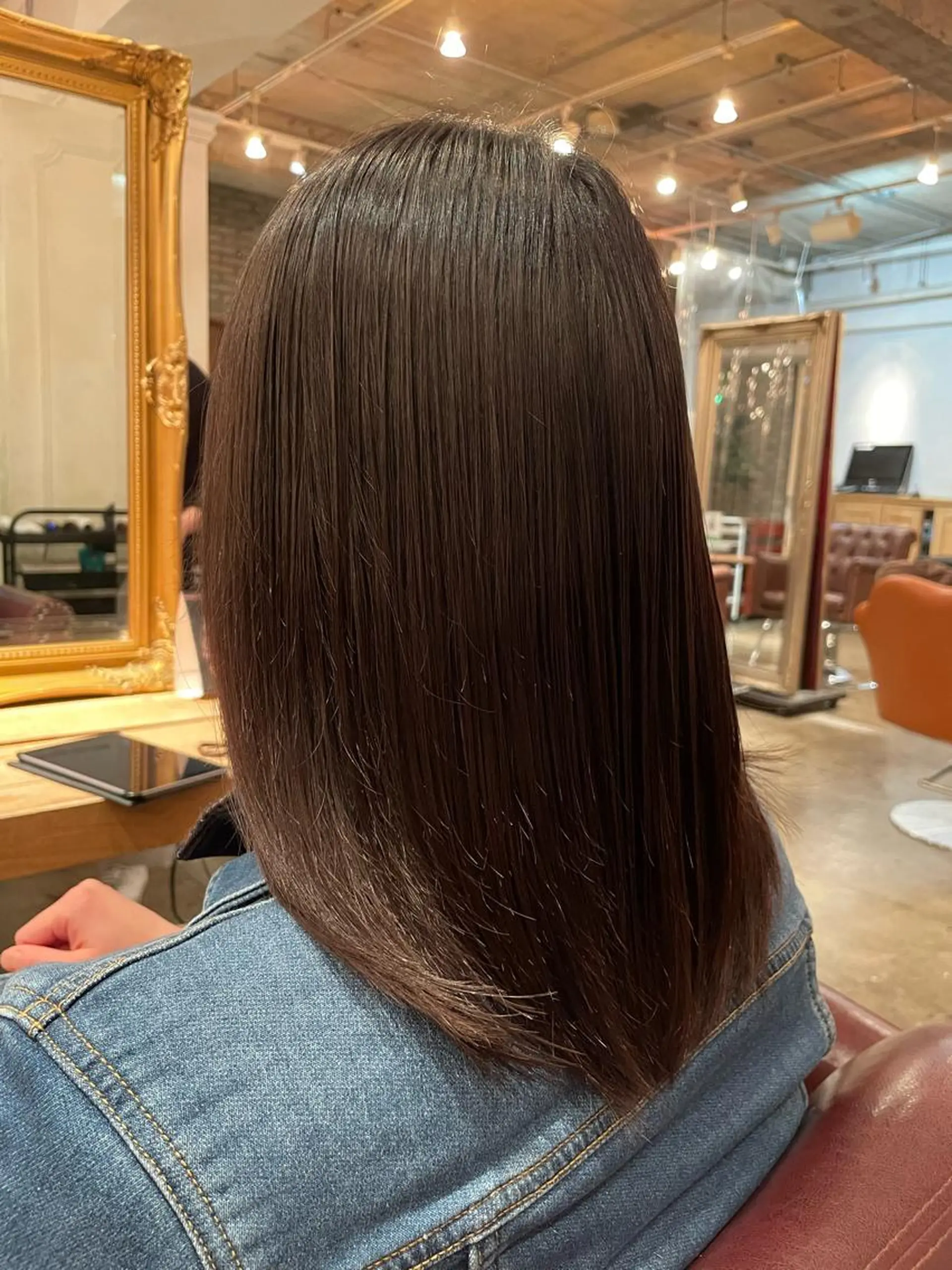 ミディアム 髪質改善 縮毛矯正 トリートメント トリートメント 韓国風カット/ 髪質改善 黒崎のヘアスタイル