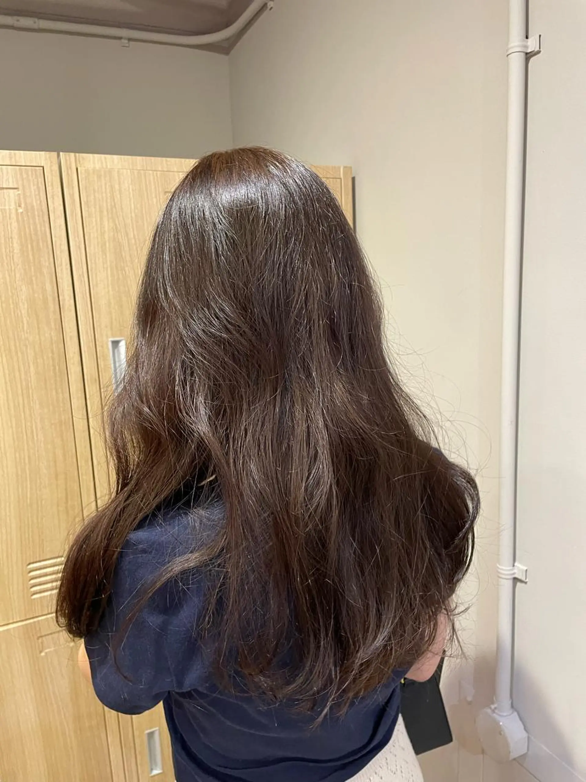 カラー ブラウンカラー オリーブブラウン ヘアカラー レイヤーカット🍏 パーマ/ののかのヘアスタイル