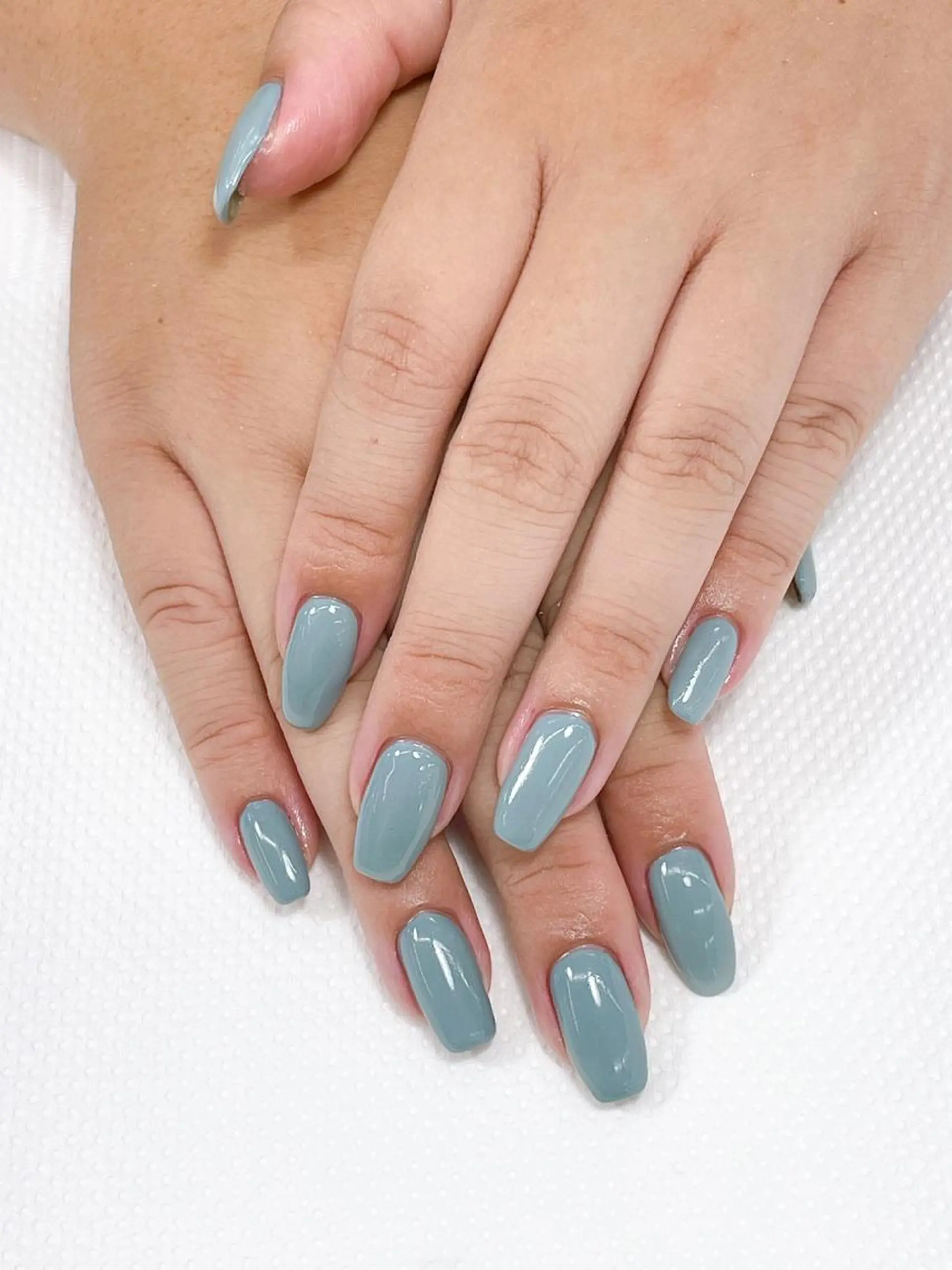 ネイル ブルー 前田 優佳のネイルデザイン