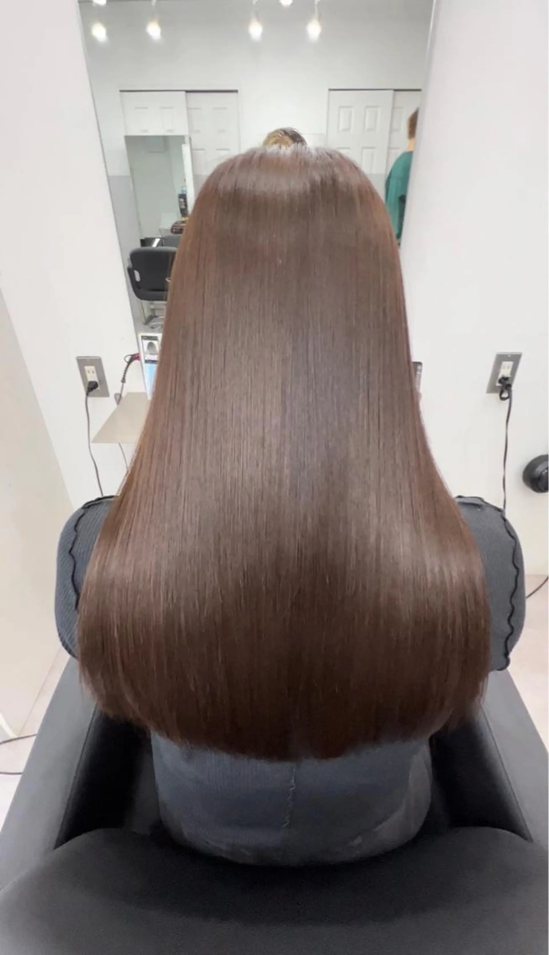 セミロング 髪質改善 トリートメント カット ヘアカラー トリートメント 🫧髪質改善 講師🫧🍎幹細胞のヘアスタイル