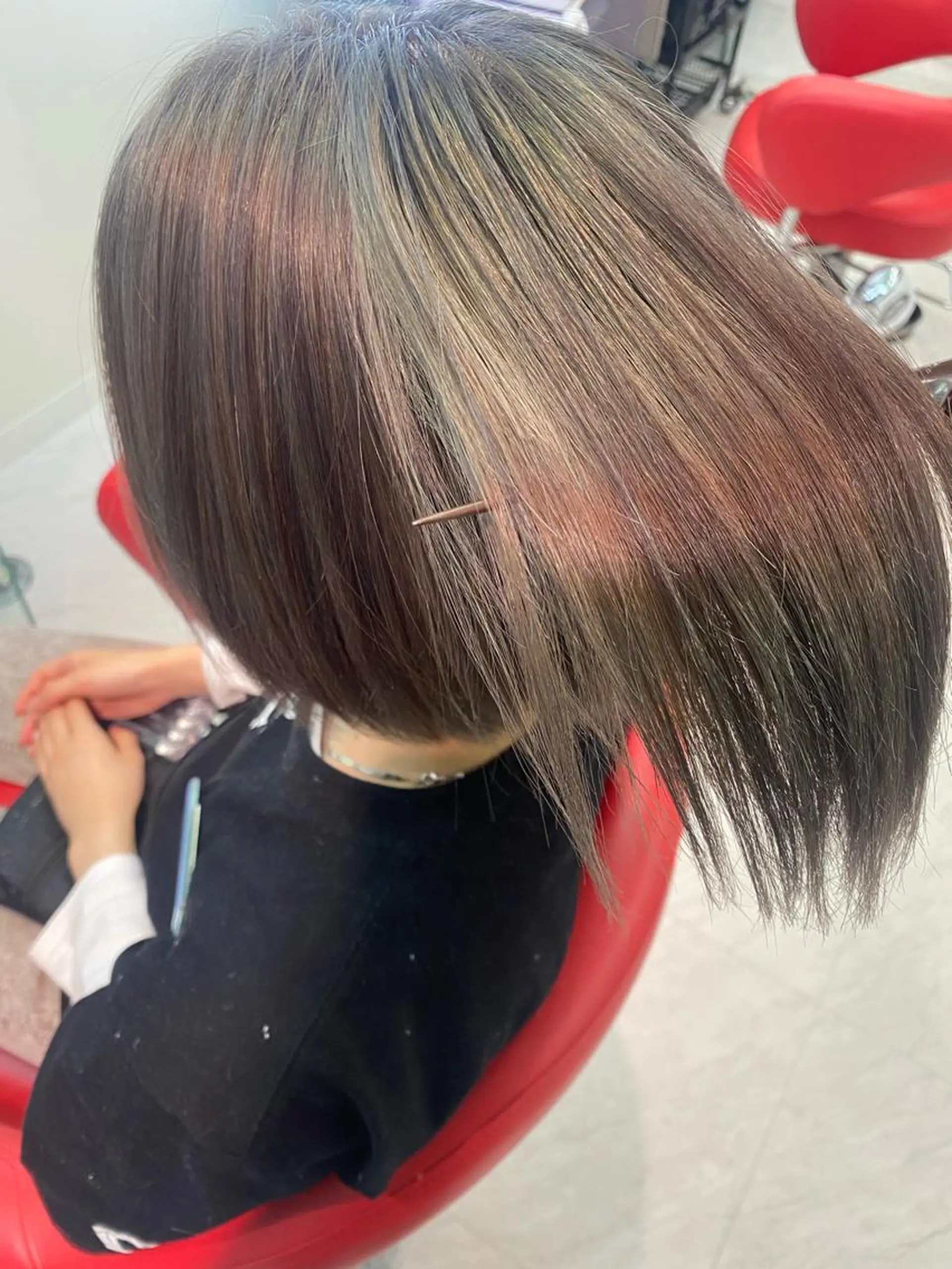 ショート カラー ベージュカラー ミルクティーベージュ 藤岡杏華 /垢抜け✂︎のヘアスタイル