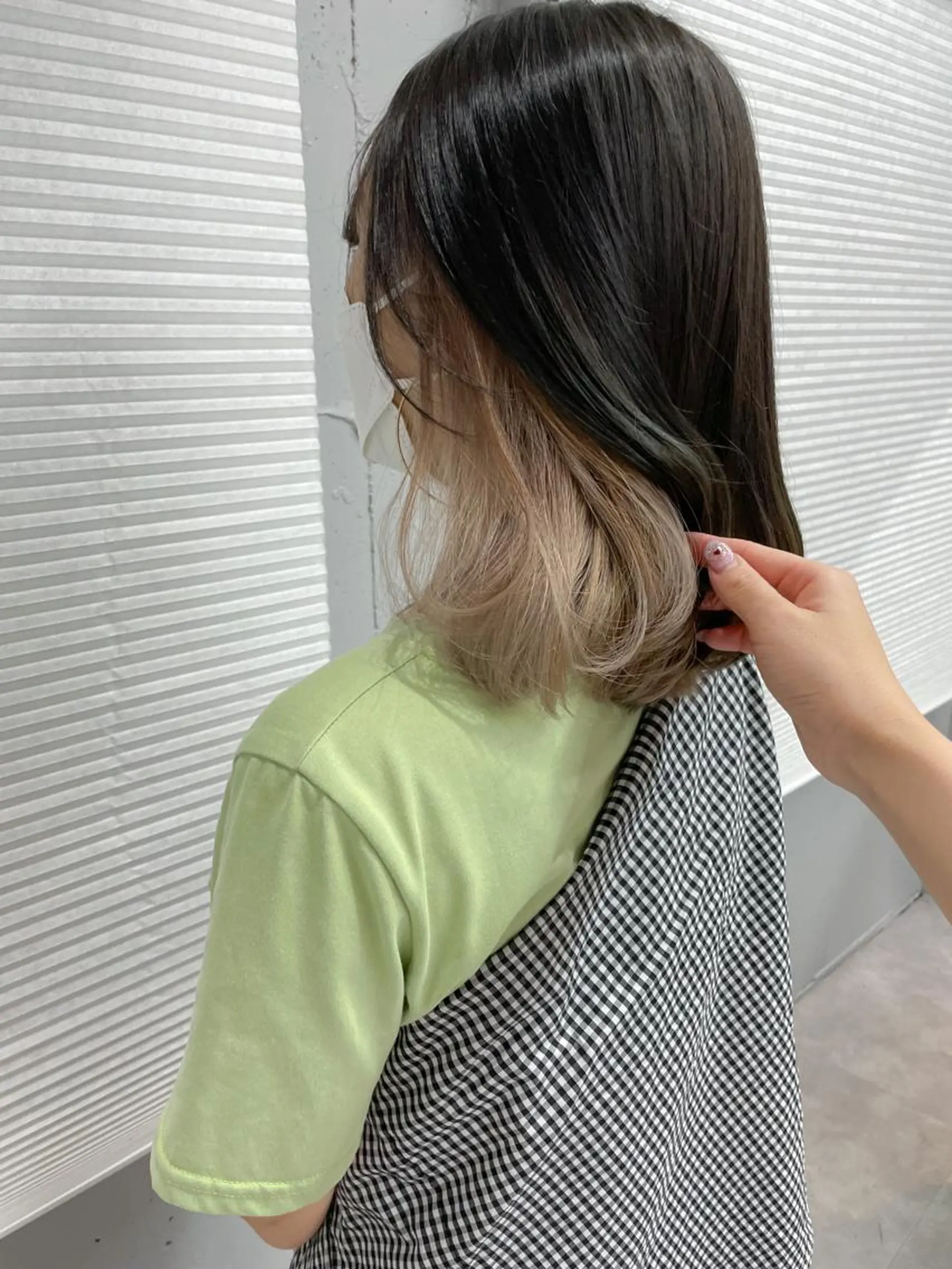 ミディアム カラー ヘアアレンジ cherir髪質改善 パーソナルカラー診断のヘアスタイル