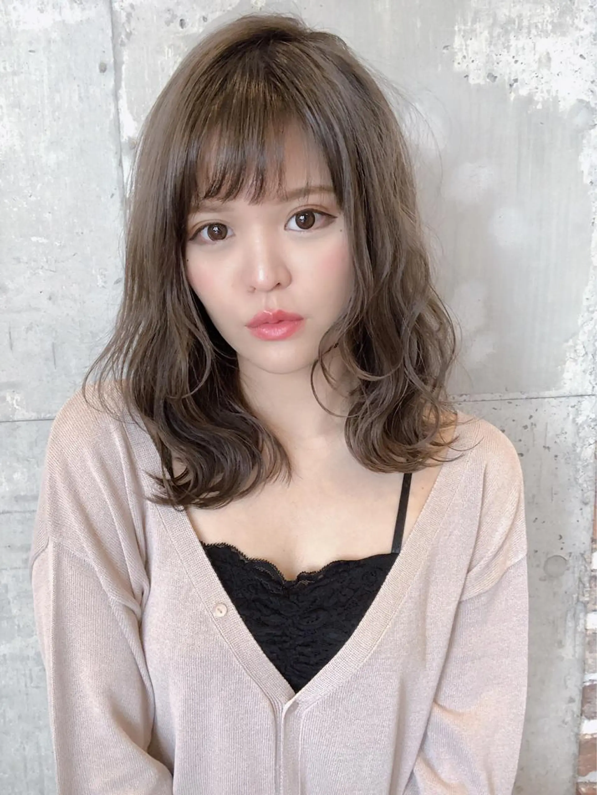 ミディアム LOMA🇰🇷 銀座クボタのヘアスタイル