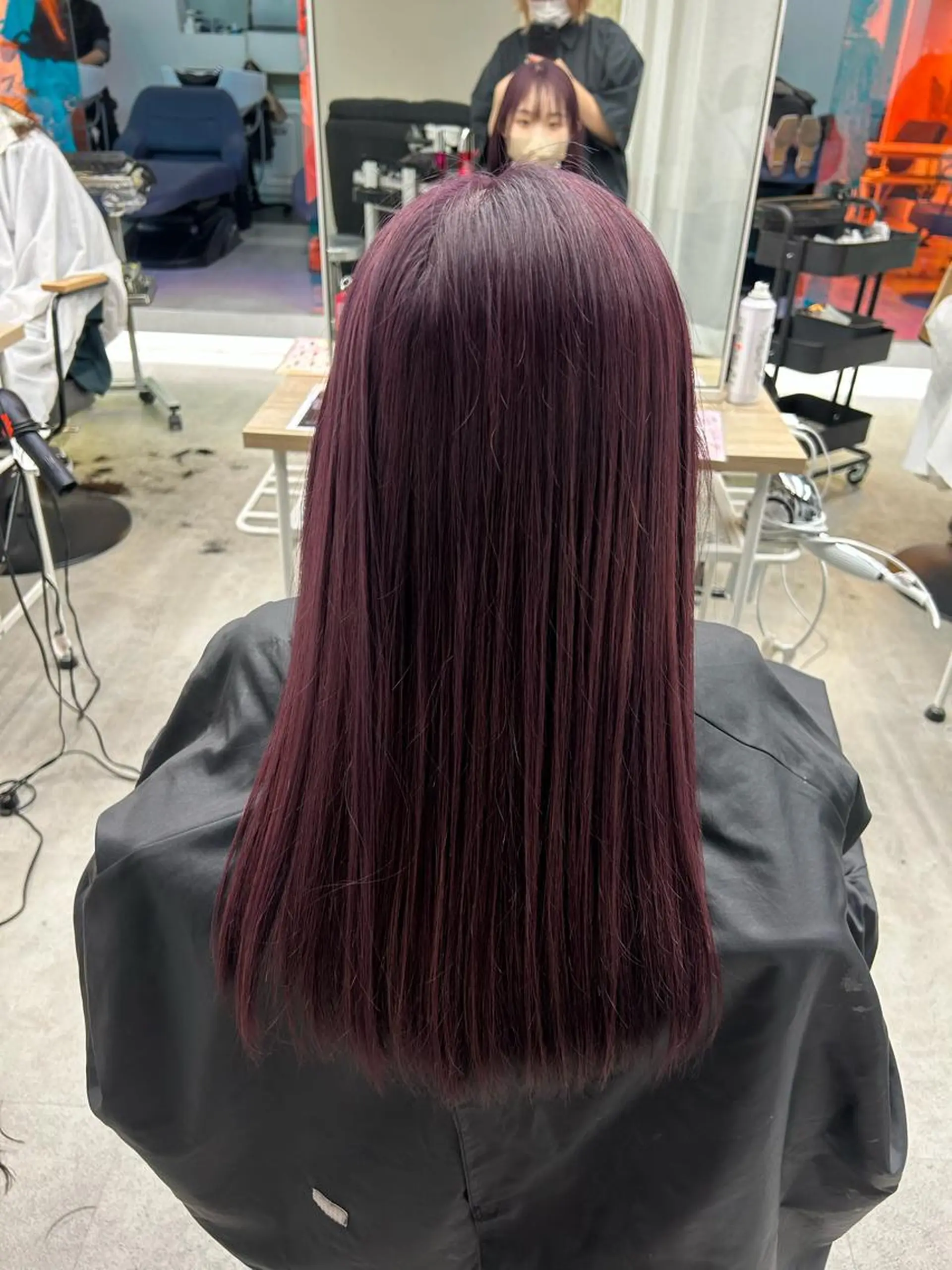 セミロング 髪質改善 ヘアカラー トリートメント メンズ/ボブ/パーマ /くるみのマツエク・マツパデザイン