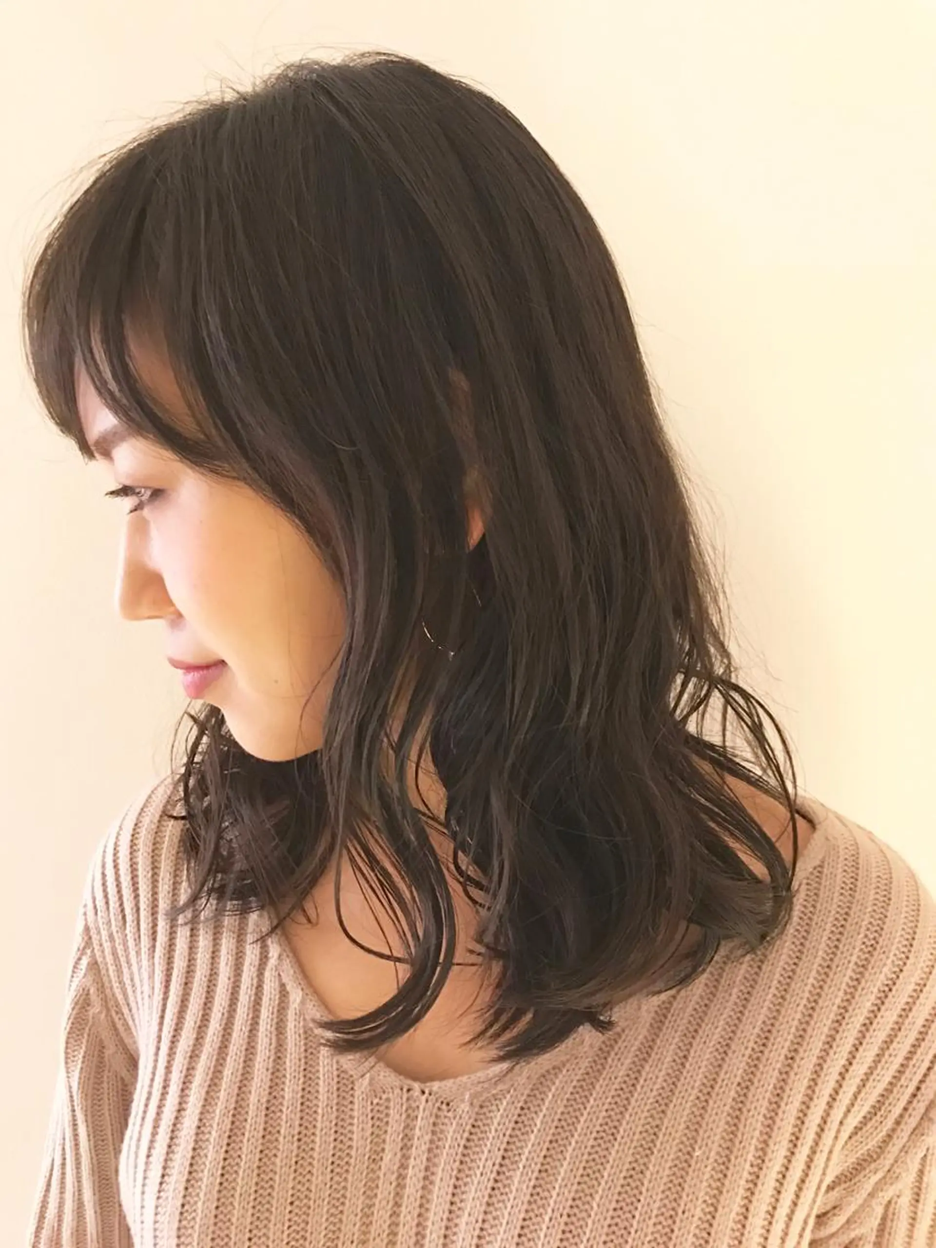 ミディアム パーマ タジマ ヤスヒサのヘアスタイル
