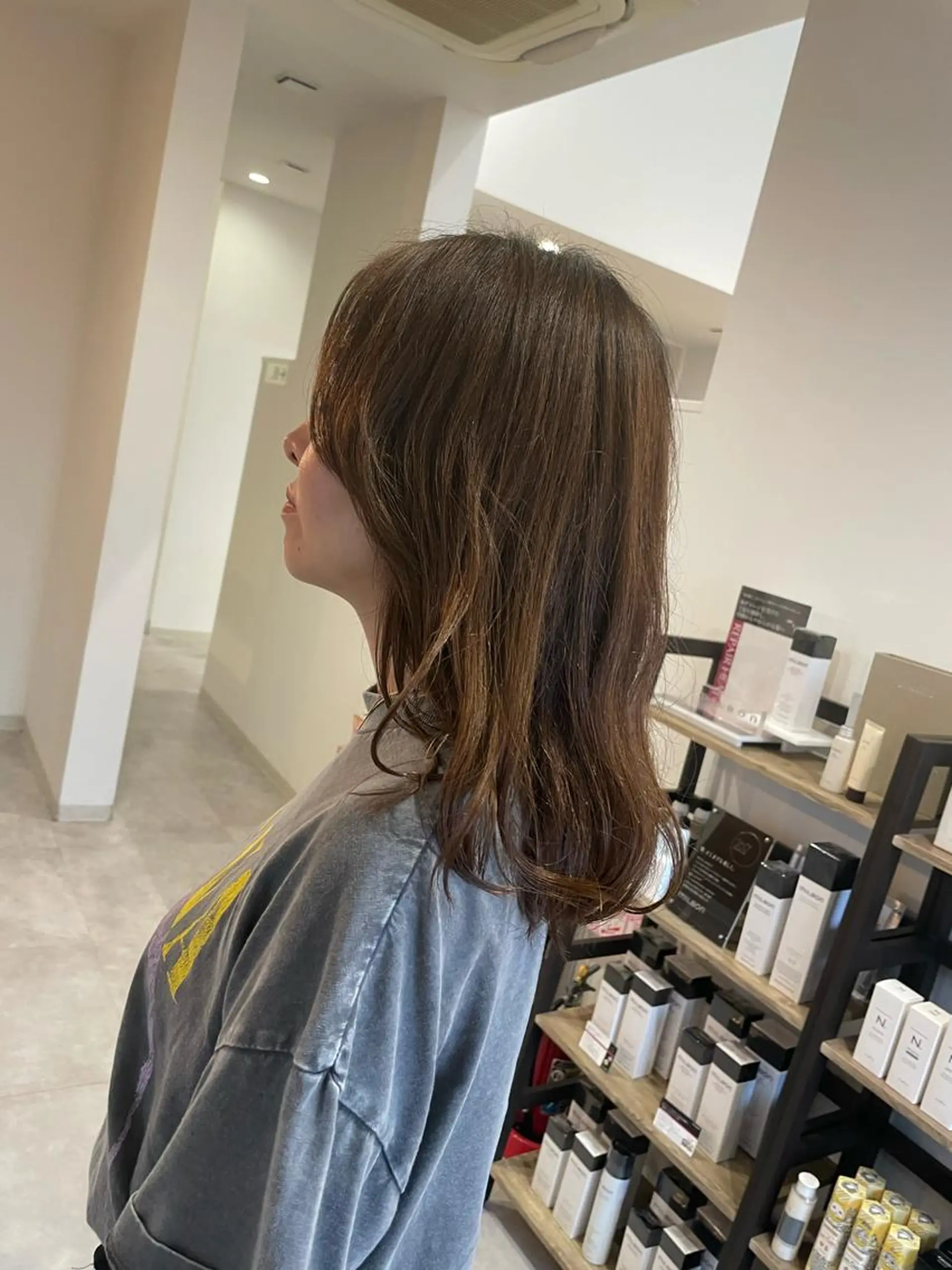 ロング 山越 美裕樹のヘアスタイル