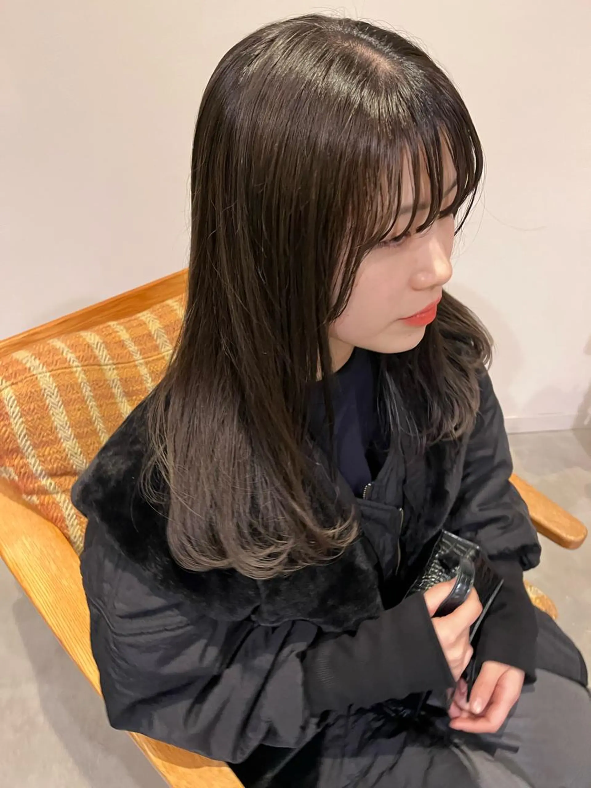 ロング カラー ブリーチ 透明感カラー HOM chisaのヘアスタイル