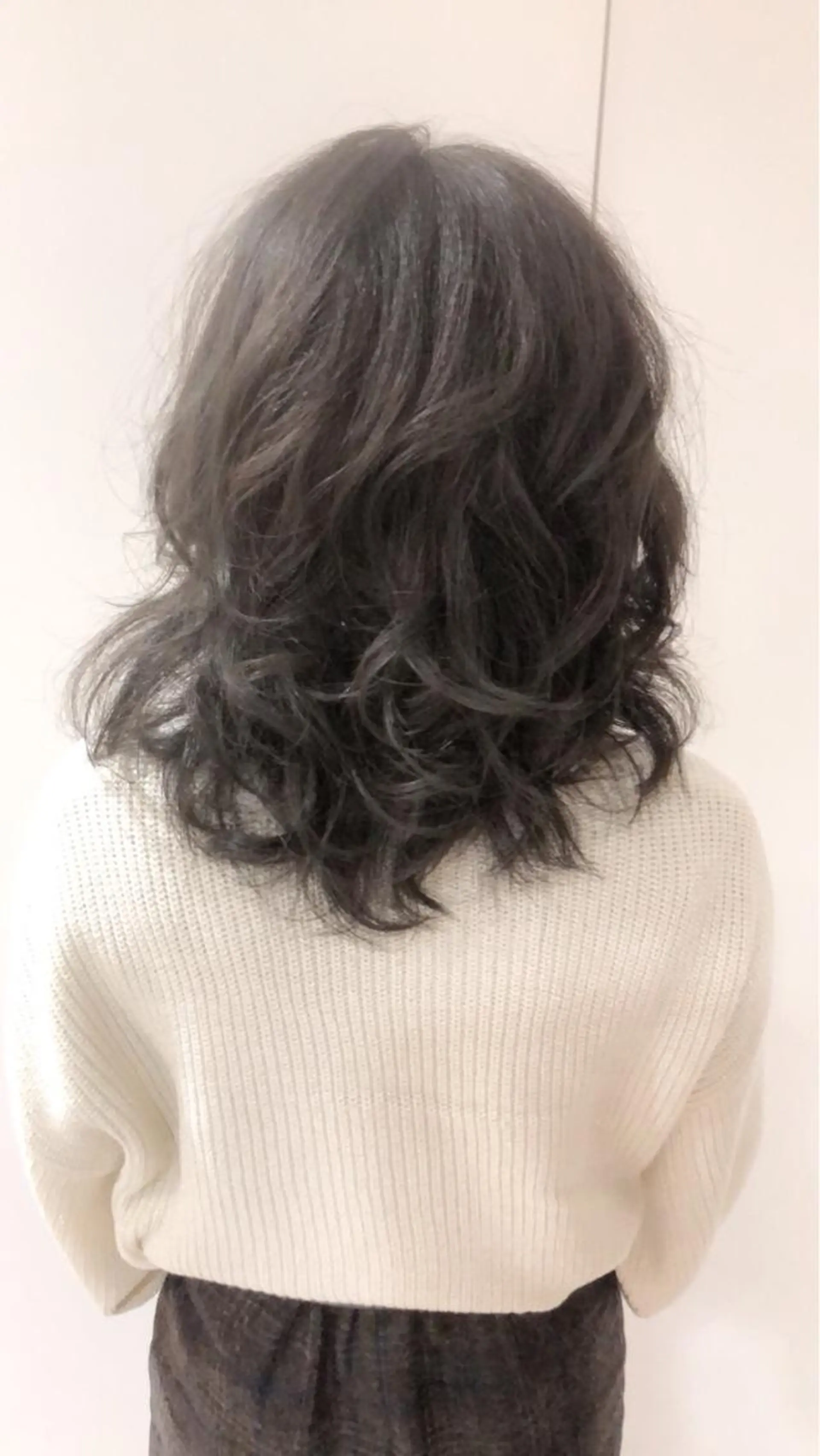 ミディアム カラー ヘアカラー トリートメント 髪質改善 MAKIのヘアスタイル