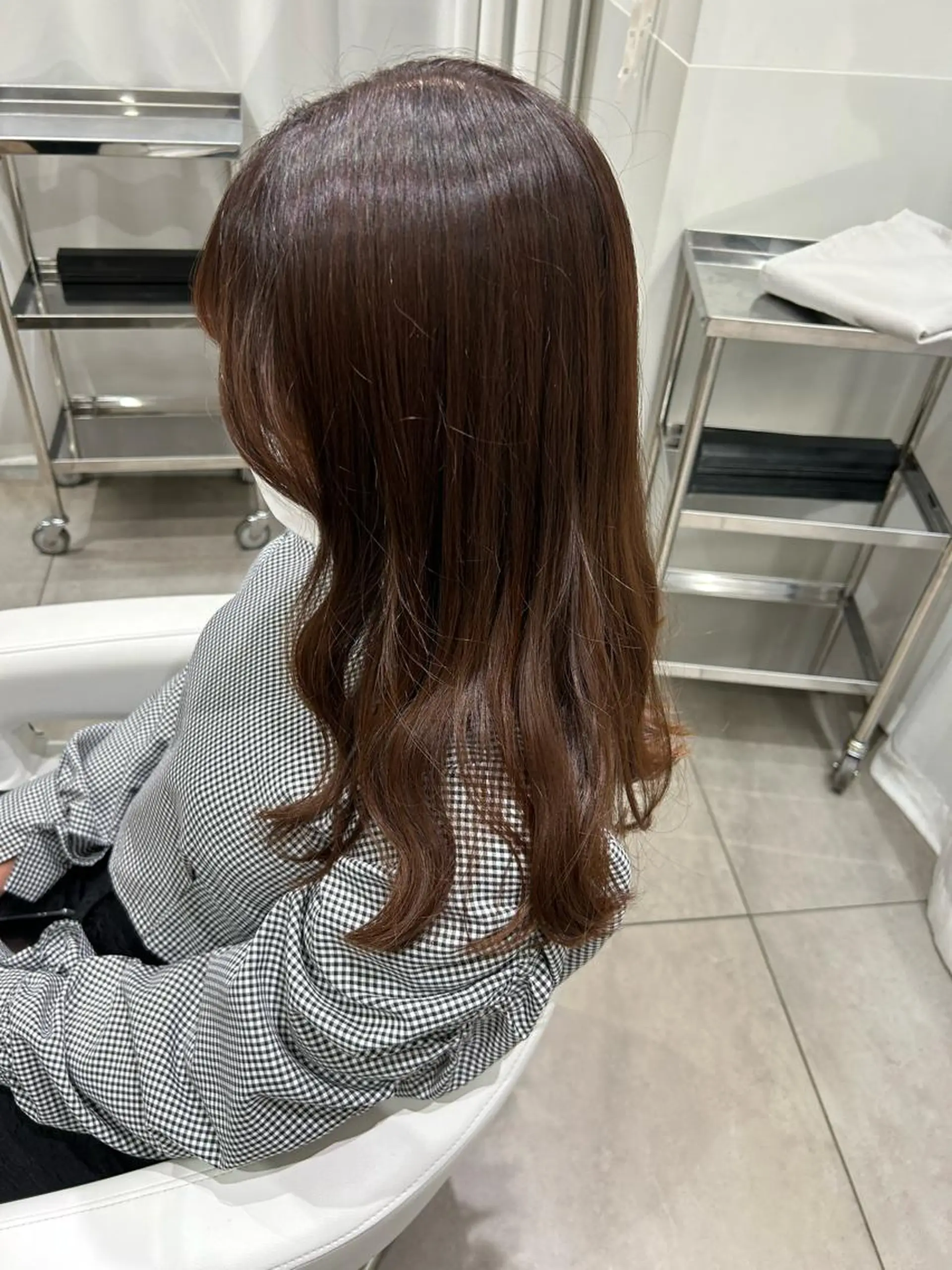 ロング カラー トリートメント uka 田中 樹のヘアスタイル