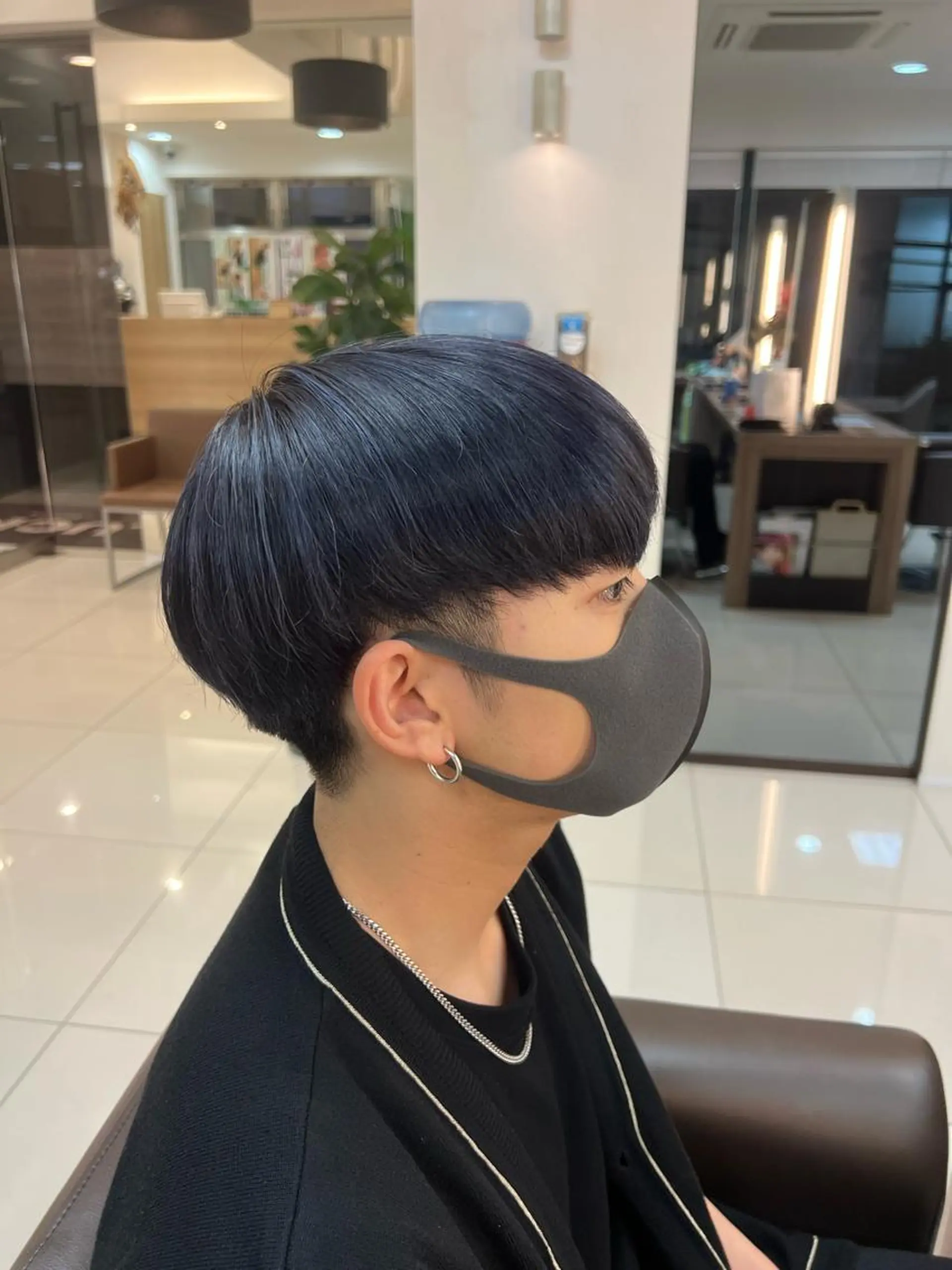 カラー メンズ ブルーカラー ダブルカラー カット ヘアカラー メンズカット/メン ズパーマ/鎌倉/ユウのヘアスタイル