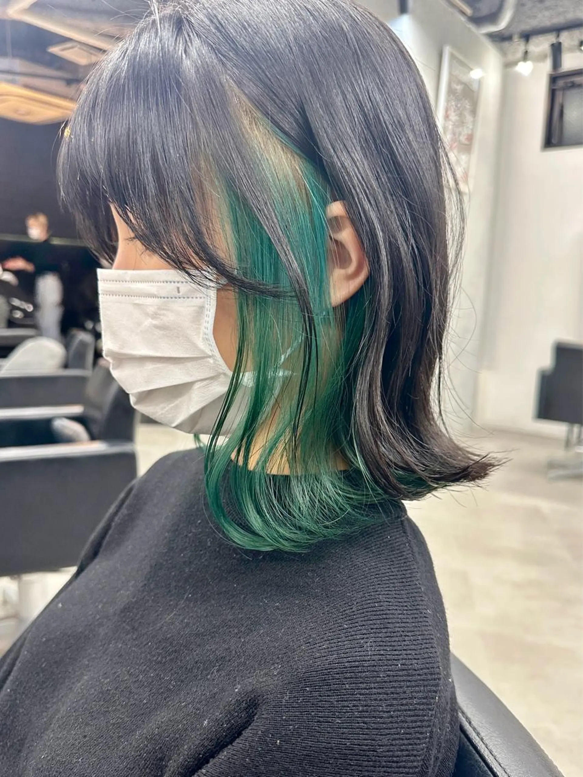 ミディアム カラー ブリーチダブルカラー 【koide】のヘアスタイル