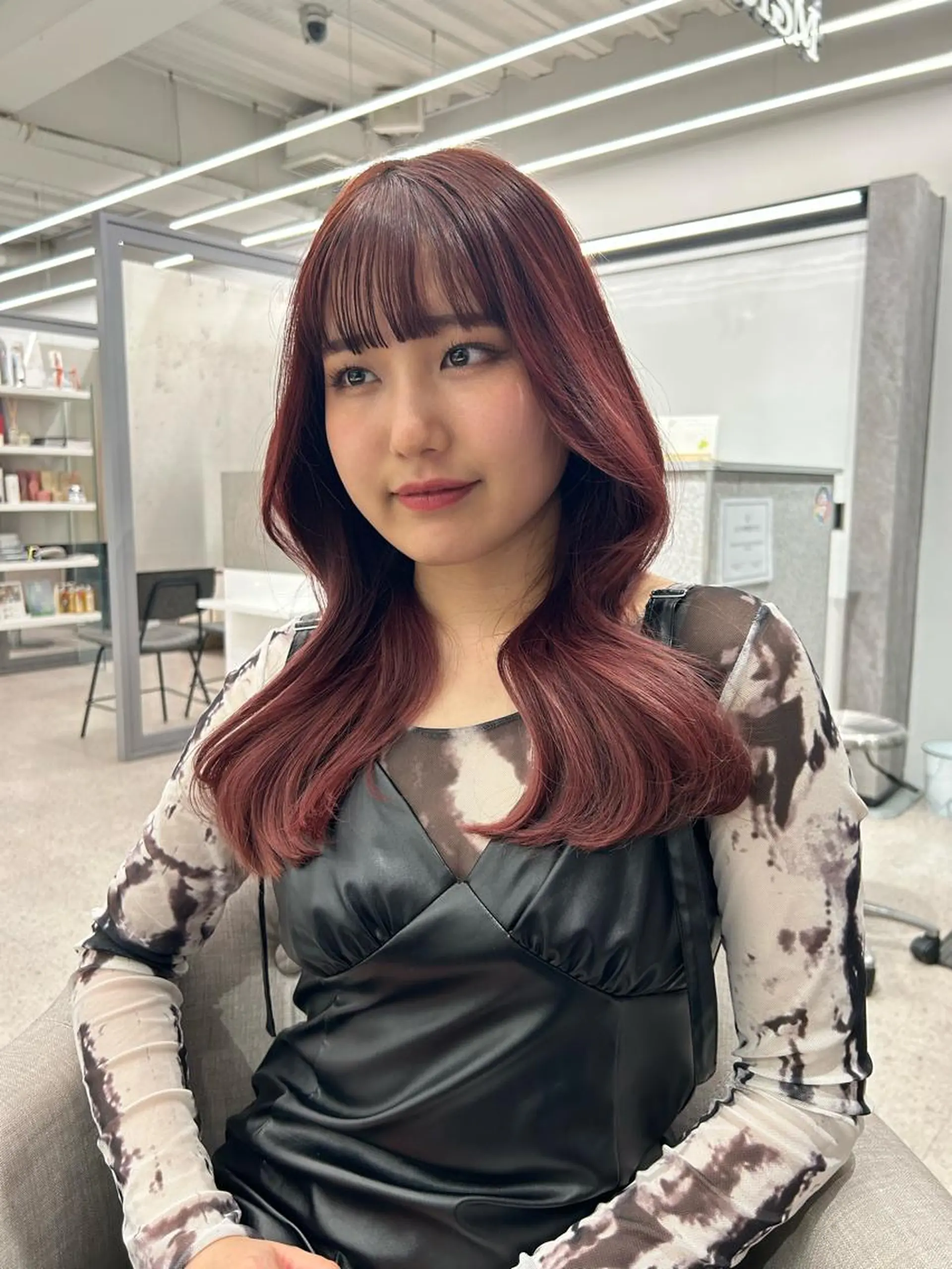 ロング 韓国ヘア🕊村上 ののこ🕊のヘアスタイル