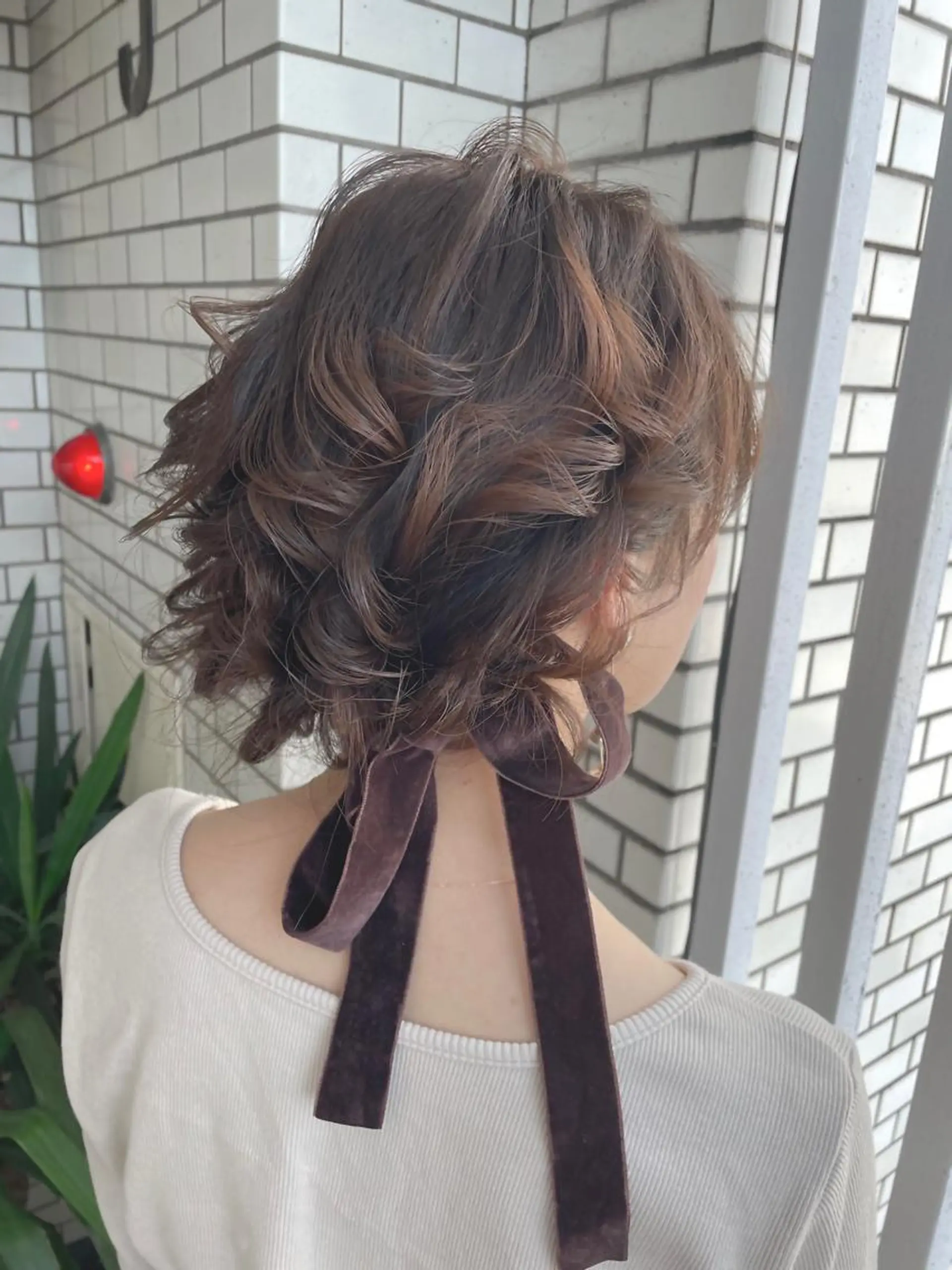 セミロング ヘアアレンジ キッズ 結婚式・ブライダル 子どものヘアアレンジ ヘアメイク10年から 美容師💄Anriのヘアスタイル