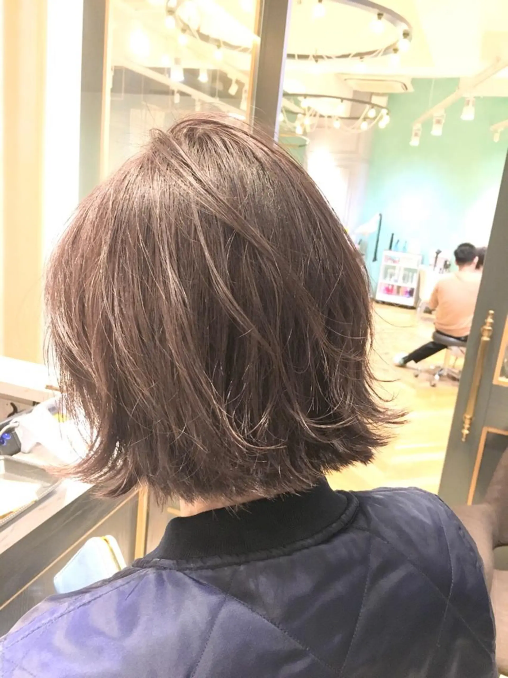 ミディアム カラー ラベンダーカラー 酸性縮毛矯正のプロ 杉山玲介のヘアスタイル