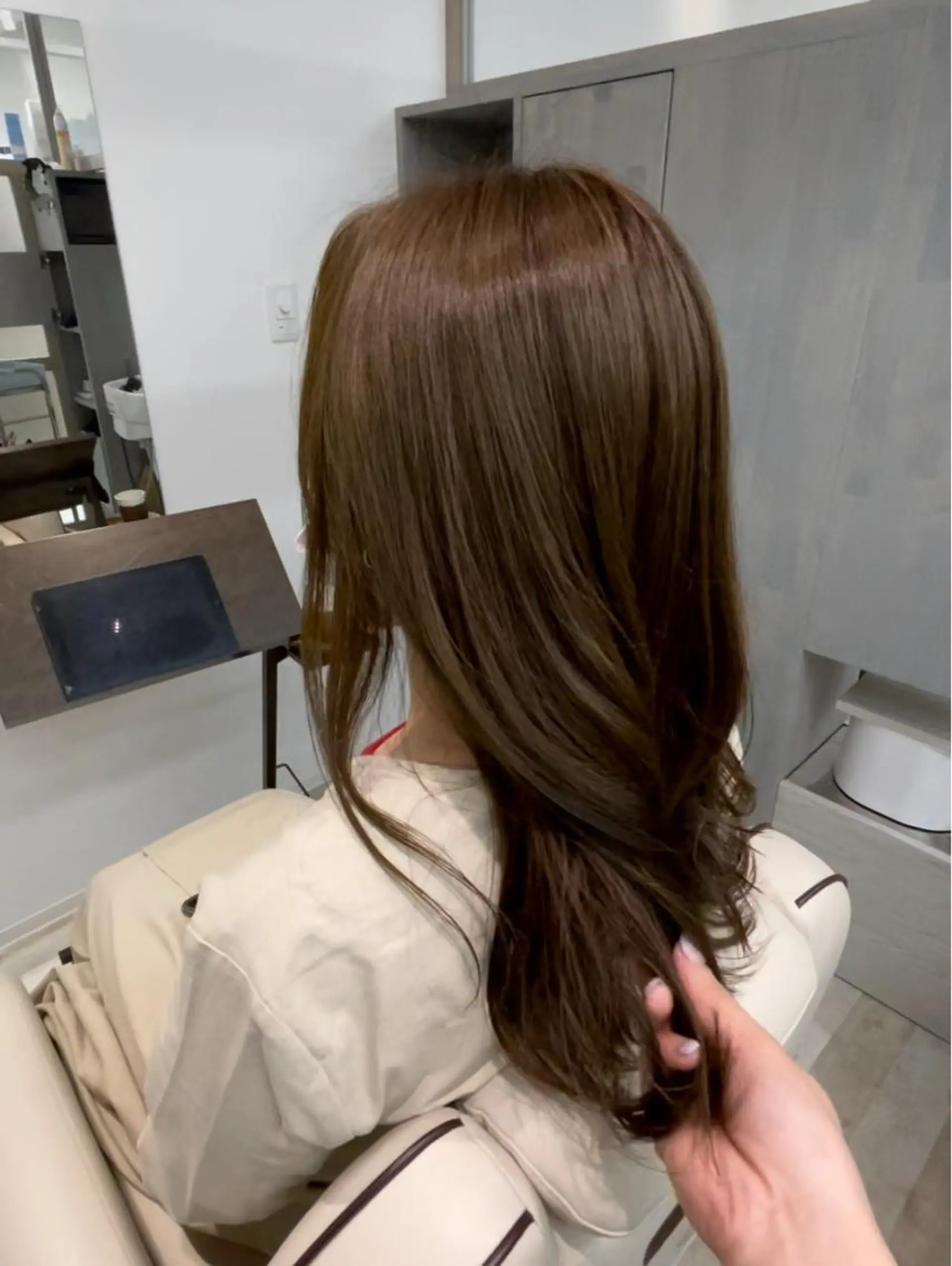 ロング カラー カット ヘアカラー トリートメント 🫧MITO カイレアサロン🫧のヘアスタイル