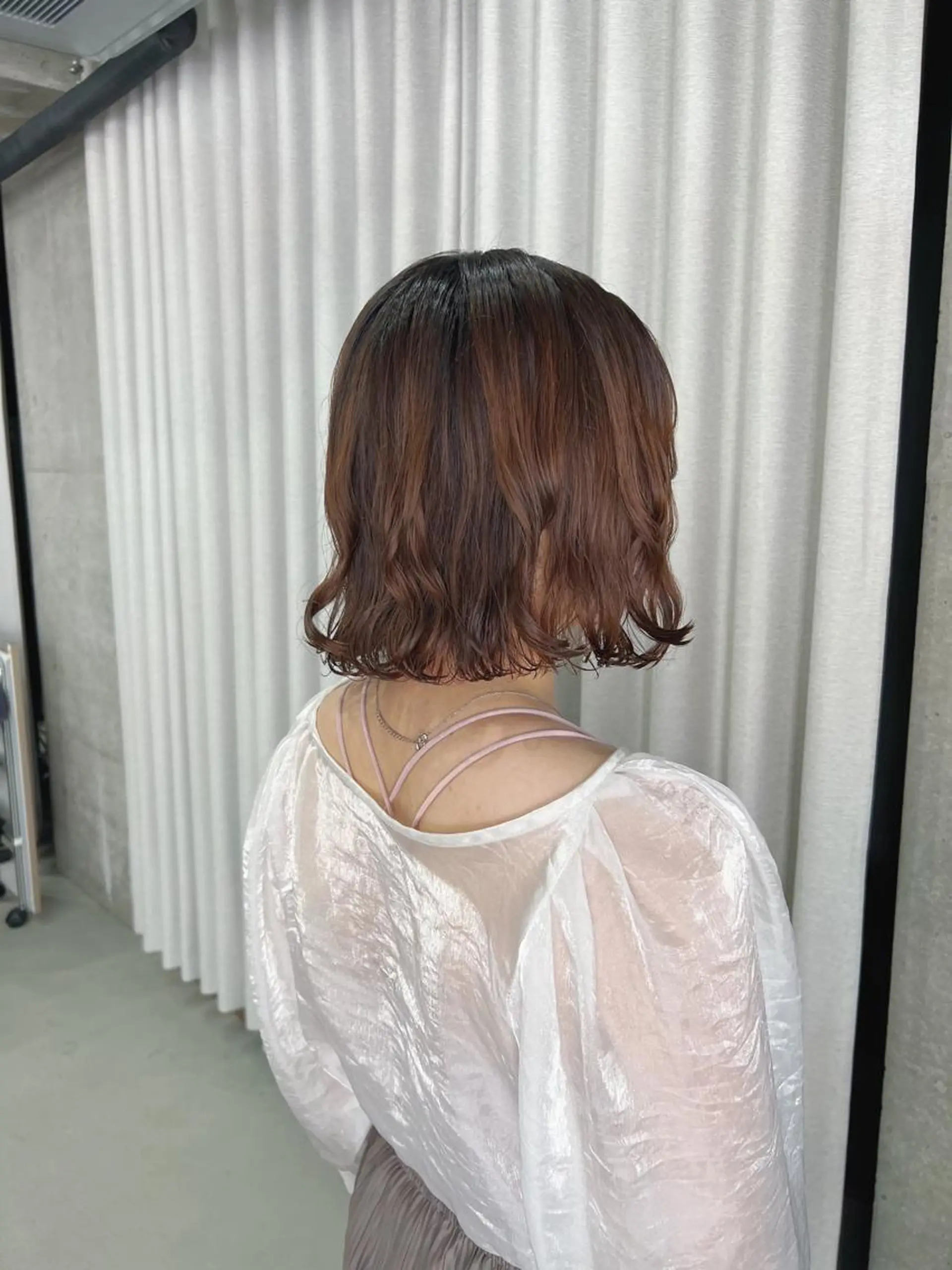 パーマ ボブパーマコテ巻き風 パーマNo1深江秀平のヘアスタイル